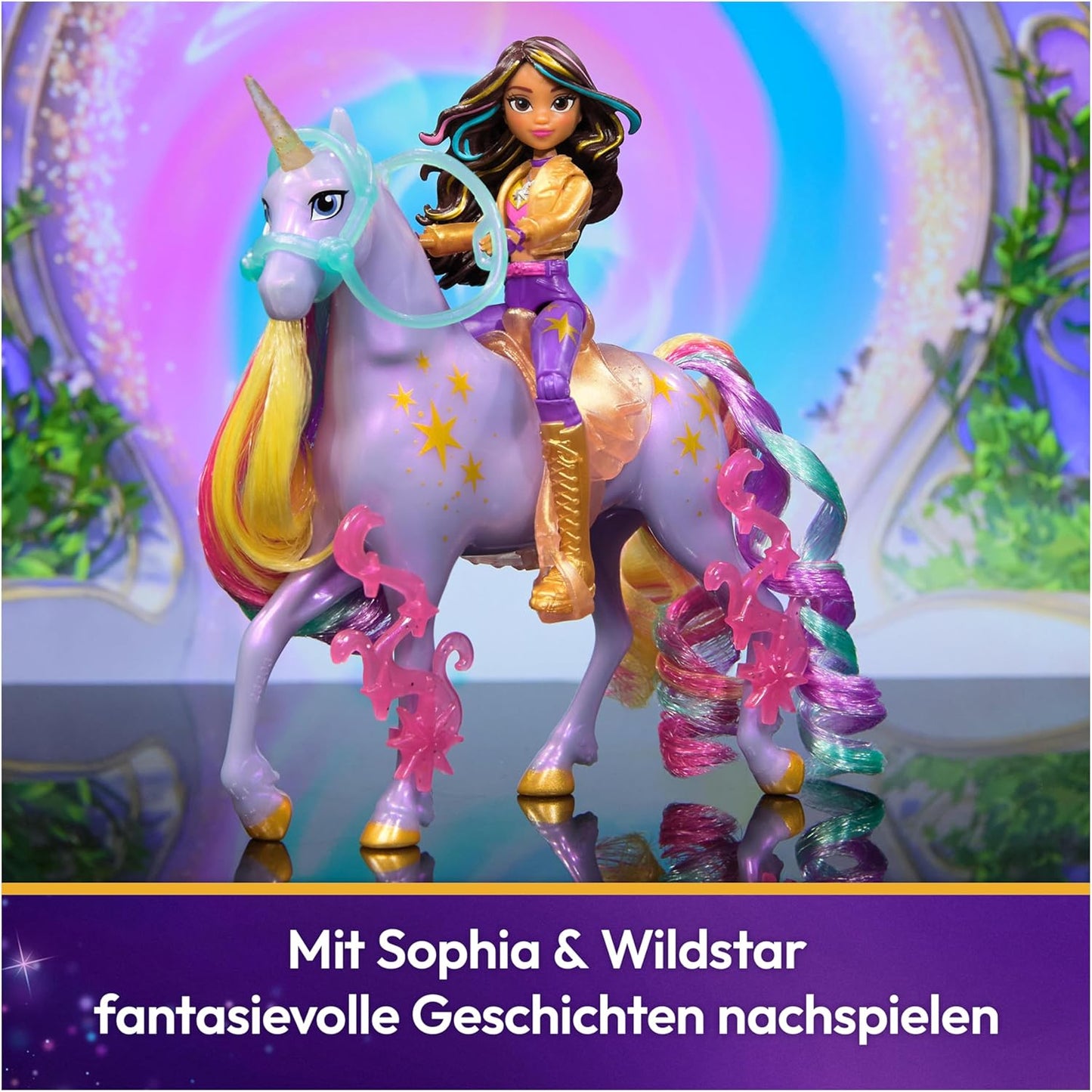 Sophia und Einhorn Wildstar