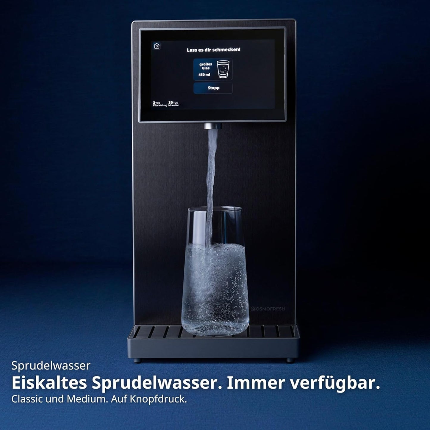 Fusion Pro Auftisch Osmoseanlage mit Wassersprudler