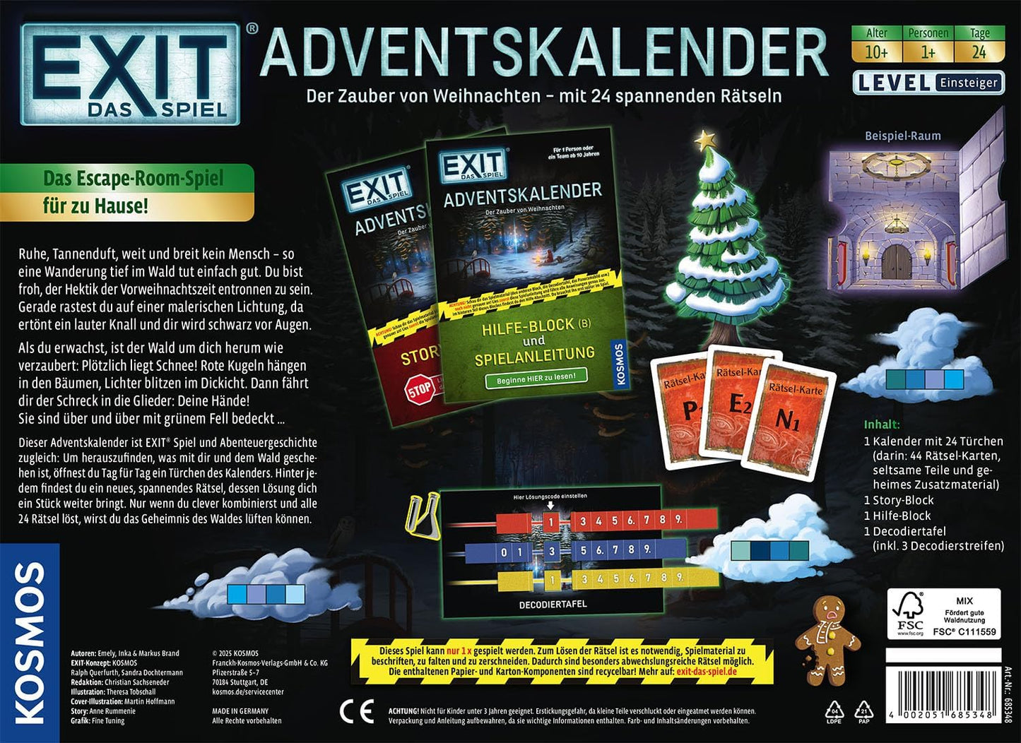 EXIT® - Das Spiel - Adventskalender: Der Zauber von Weihnachten