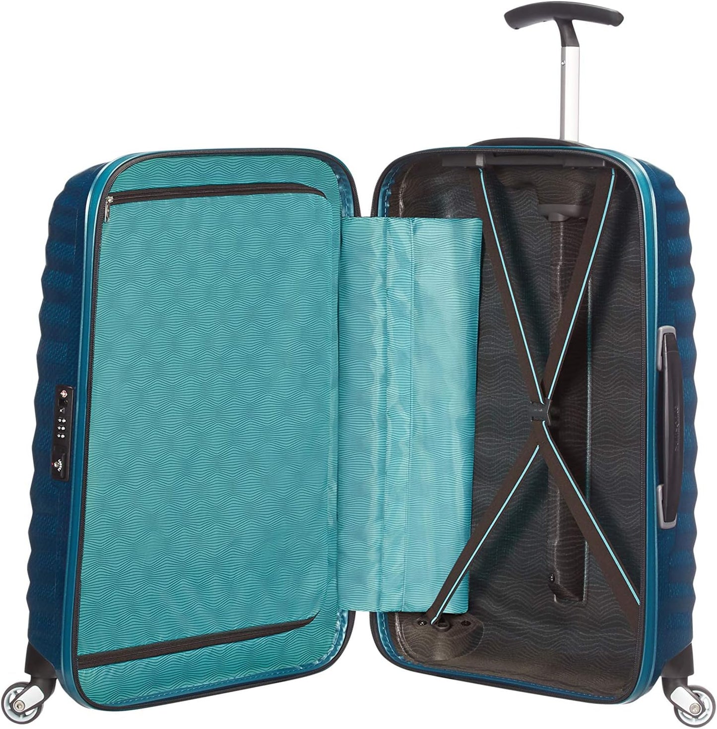 Lite-Shock Handgepäck, Petrol Blue Spinner S - 55cm - 36 L