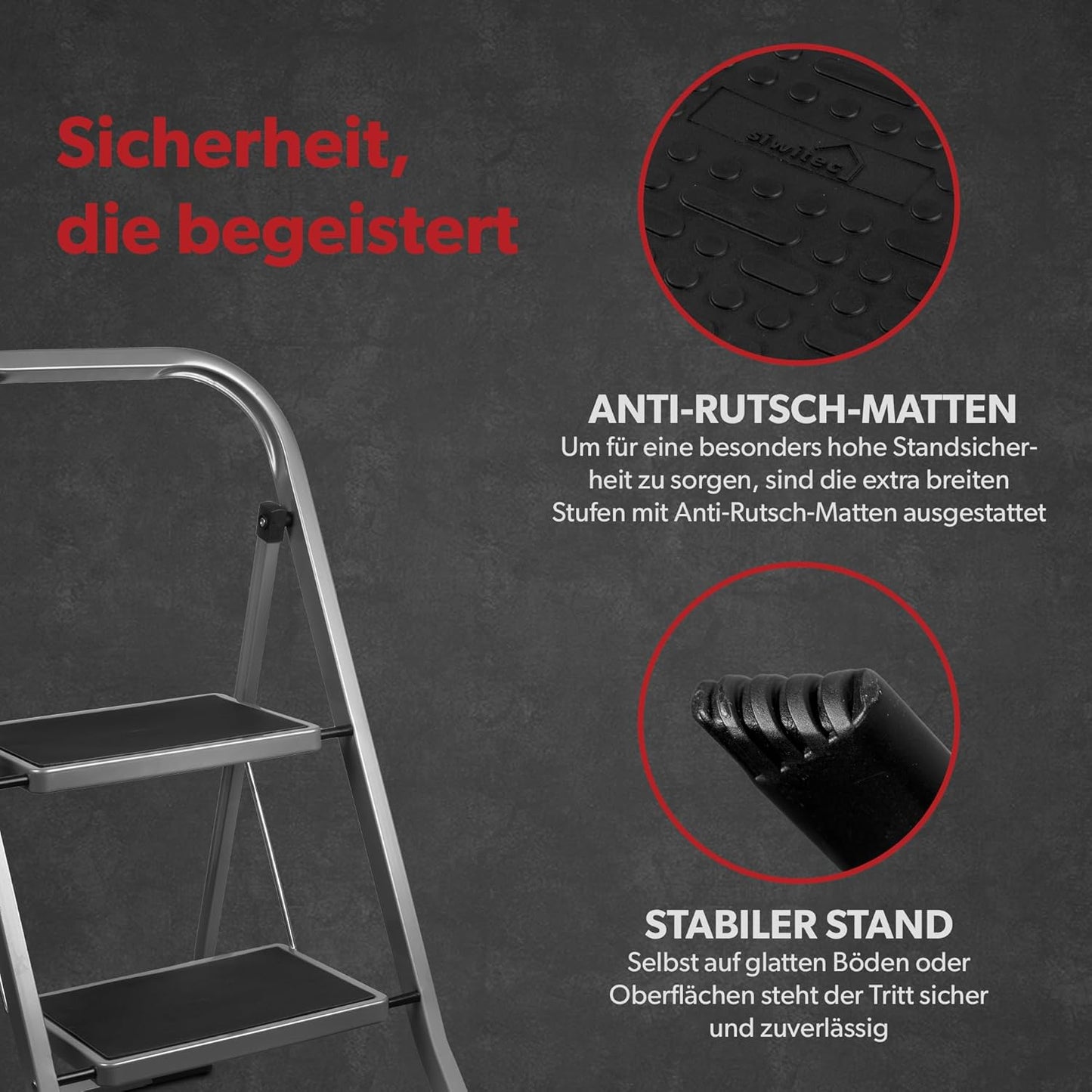 Klapptritt, 2-stufig Anthrazit