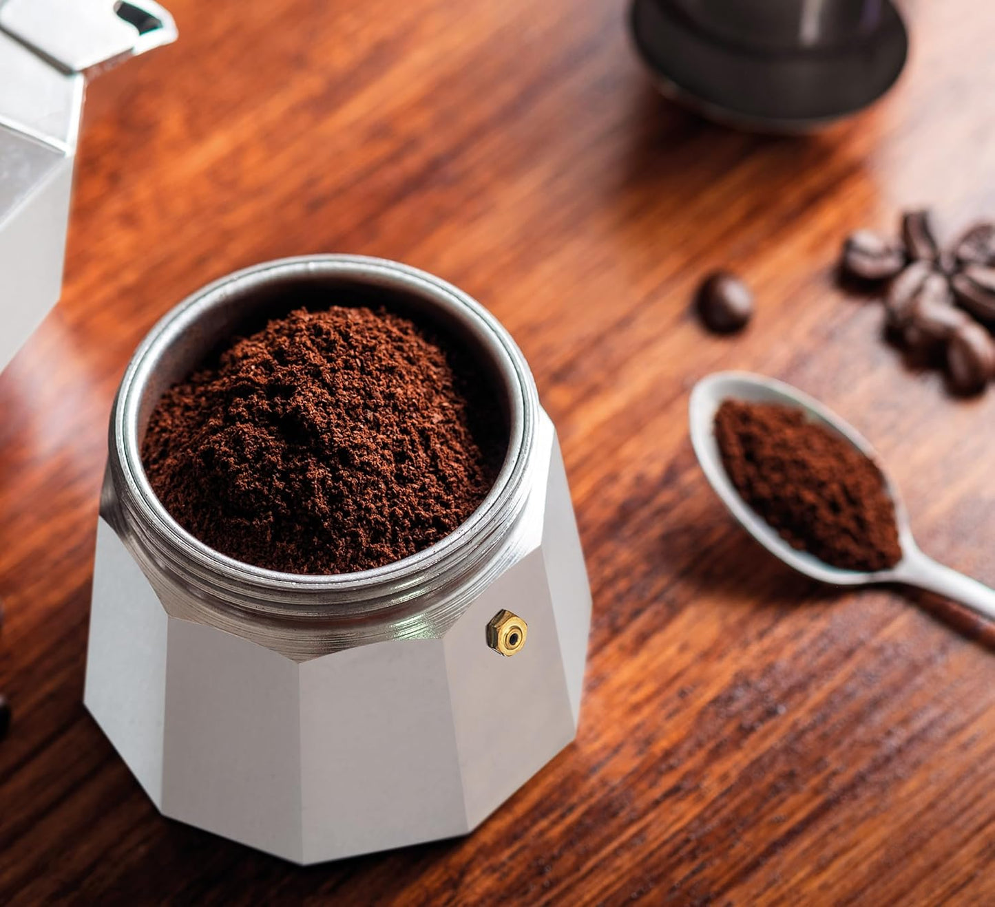 Espressokocher CLASSICO mit Warmhaltefunktion, Silber, Single