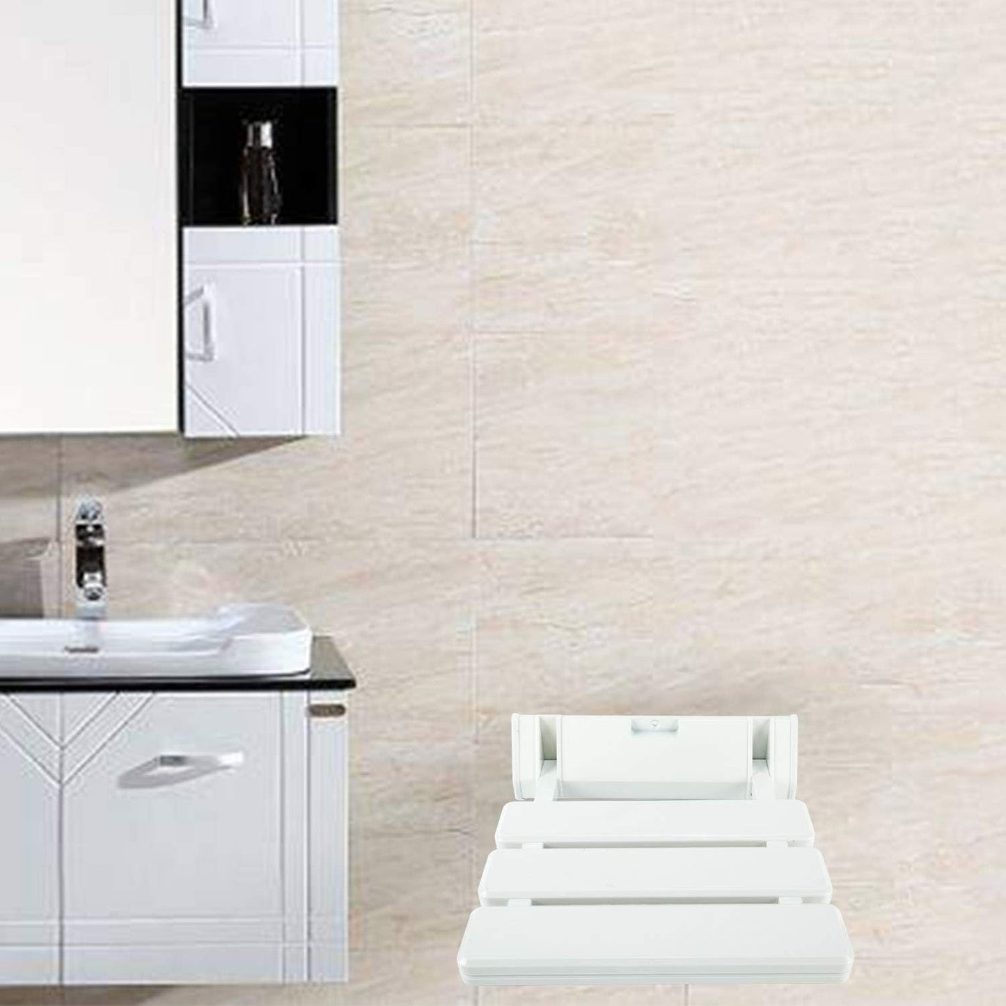 Duschklappsitz für Wandmontage