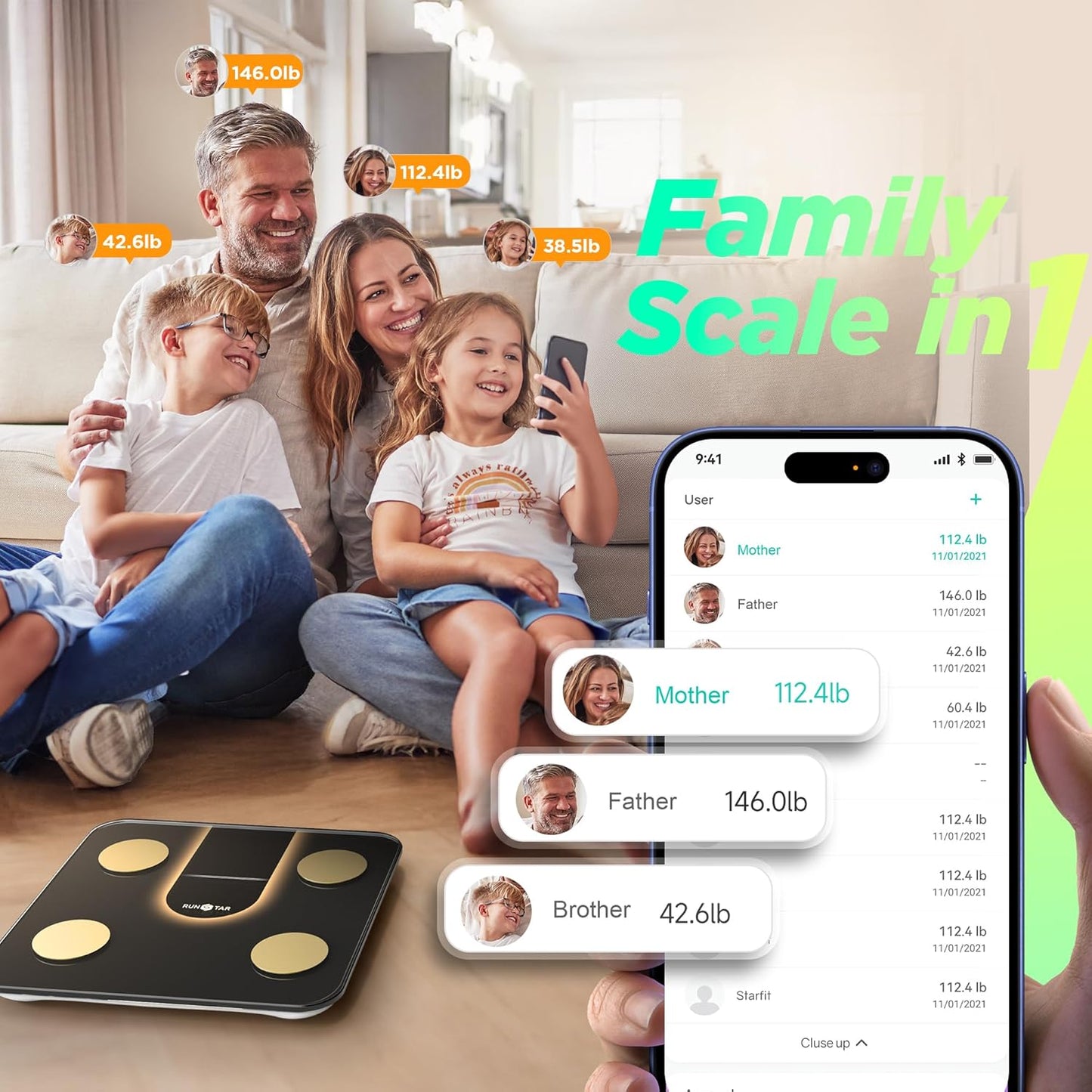4E SmartView Lite Körperwaage