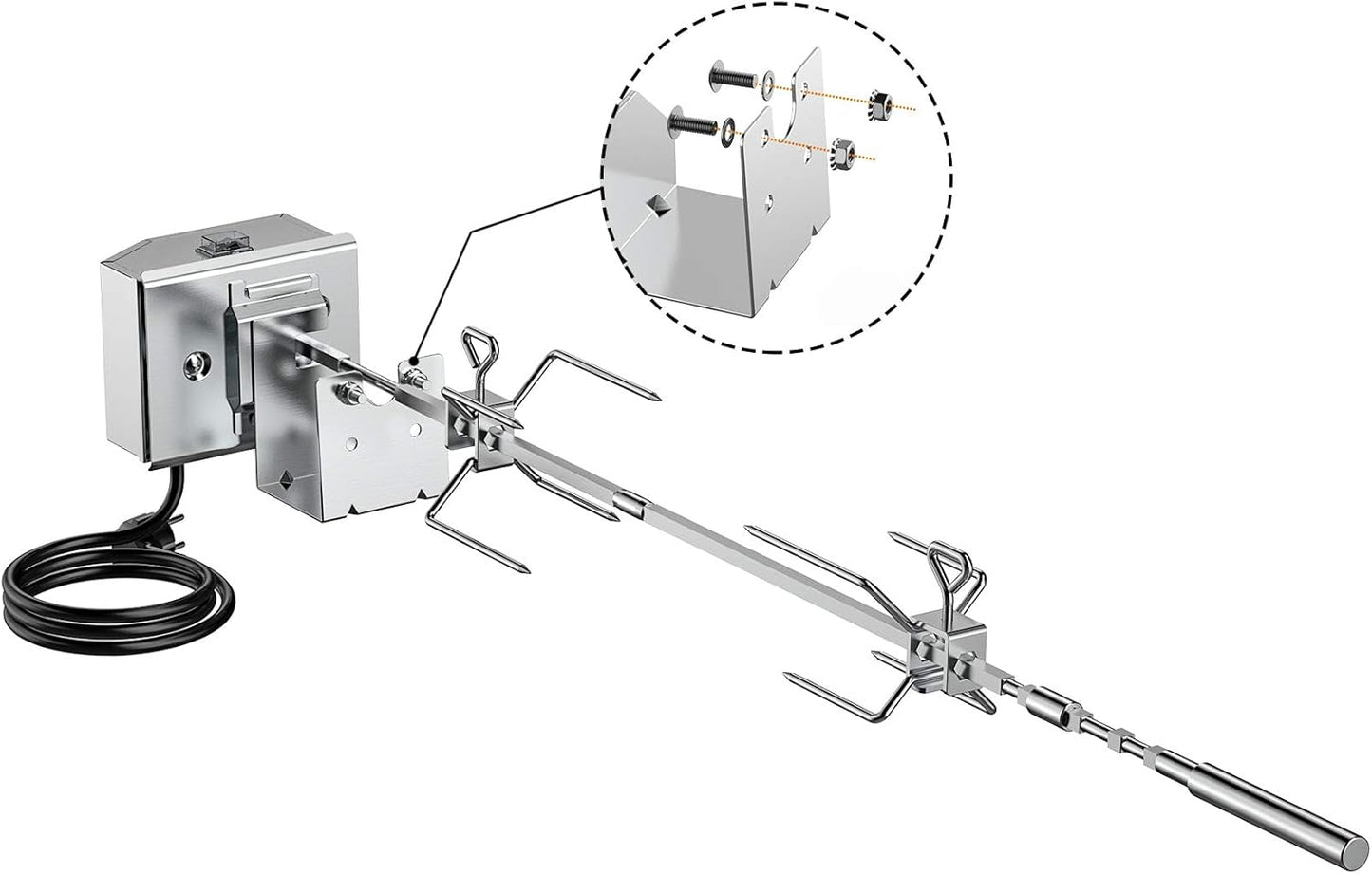 Grillspiess-Set für Gasgrills