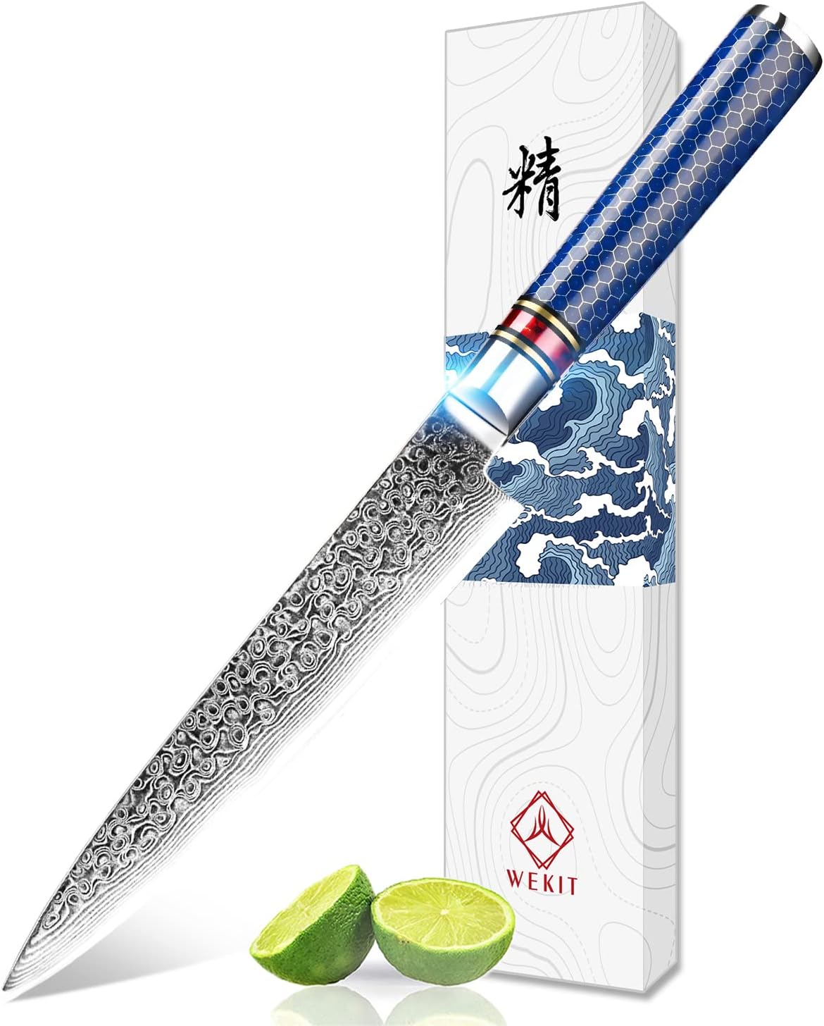Damast Küchenmesser 15,24 cm Chefmesser, 6 inch