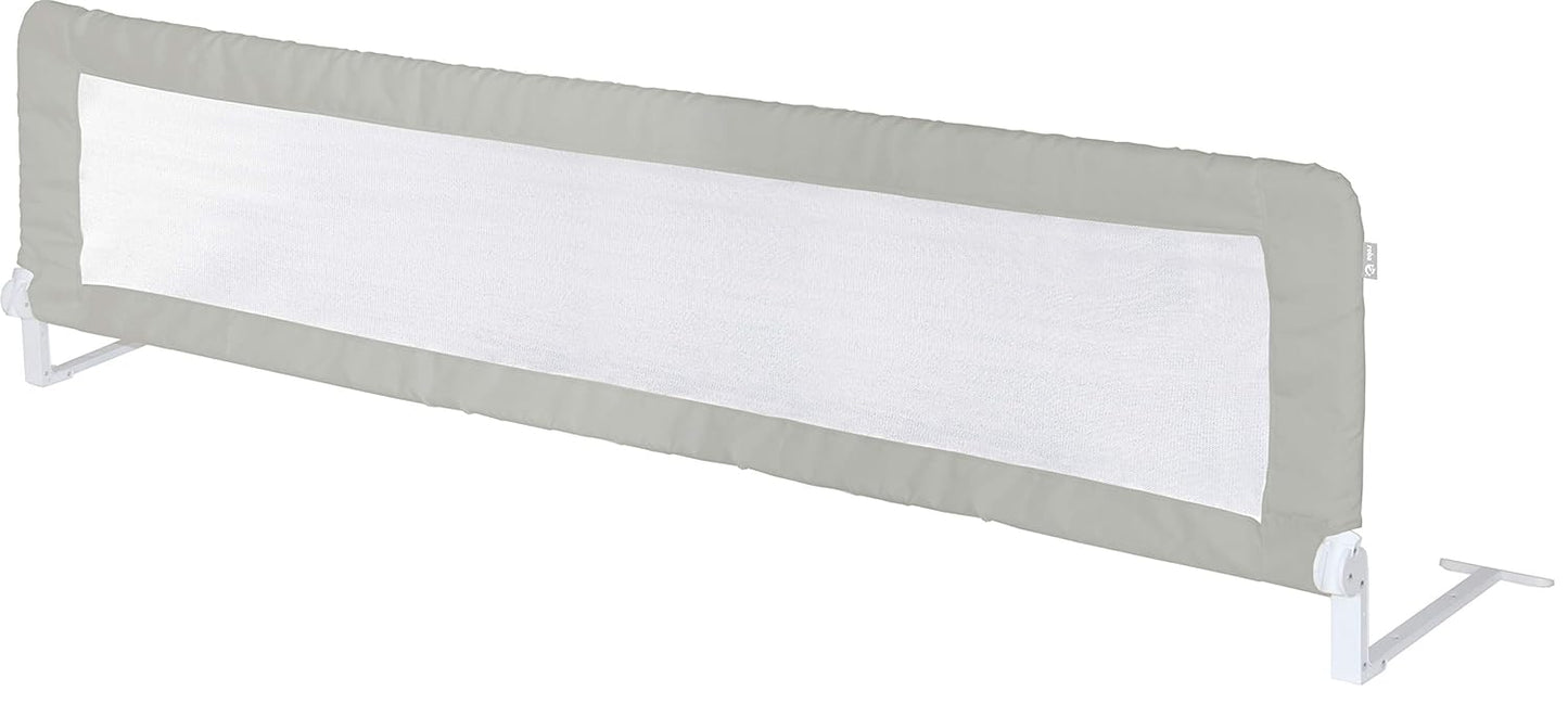 Klappbares Bettschutzgitter Model Klipp-Klapp, Grau 150x40 cm