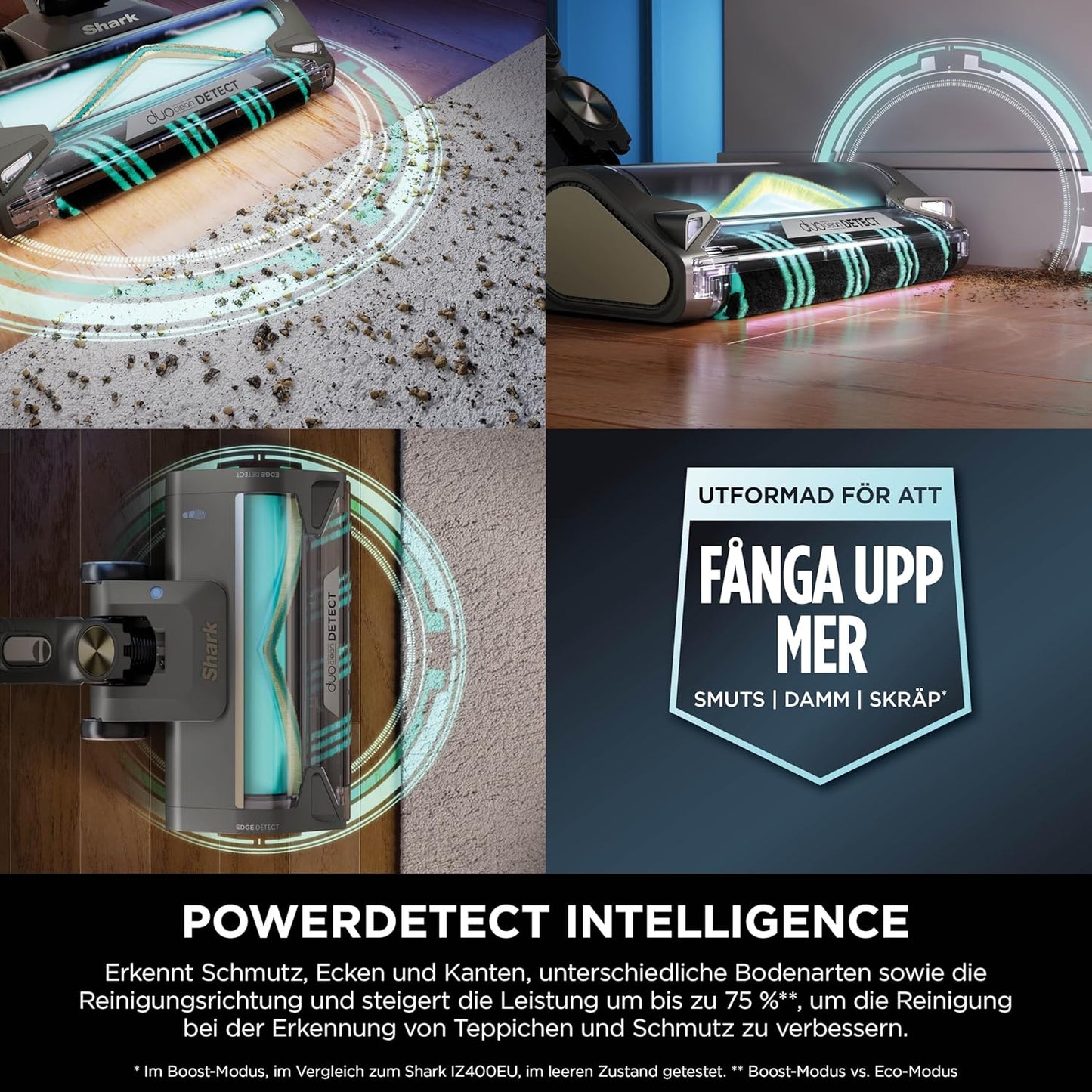 Kabelloser Akkustaubsauger PowerDetect Clean & Empty, PowerDetect Clean & Empty - Enhanced