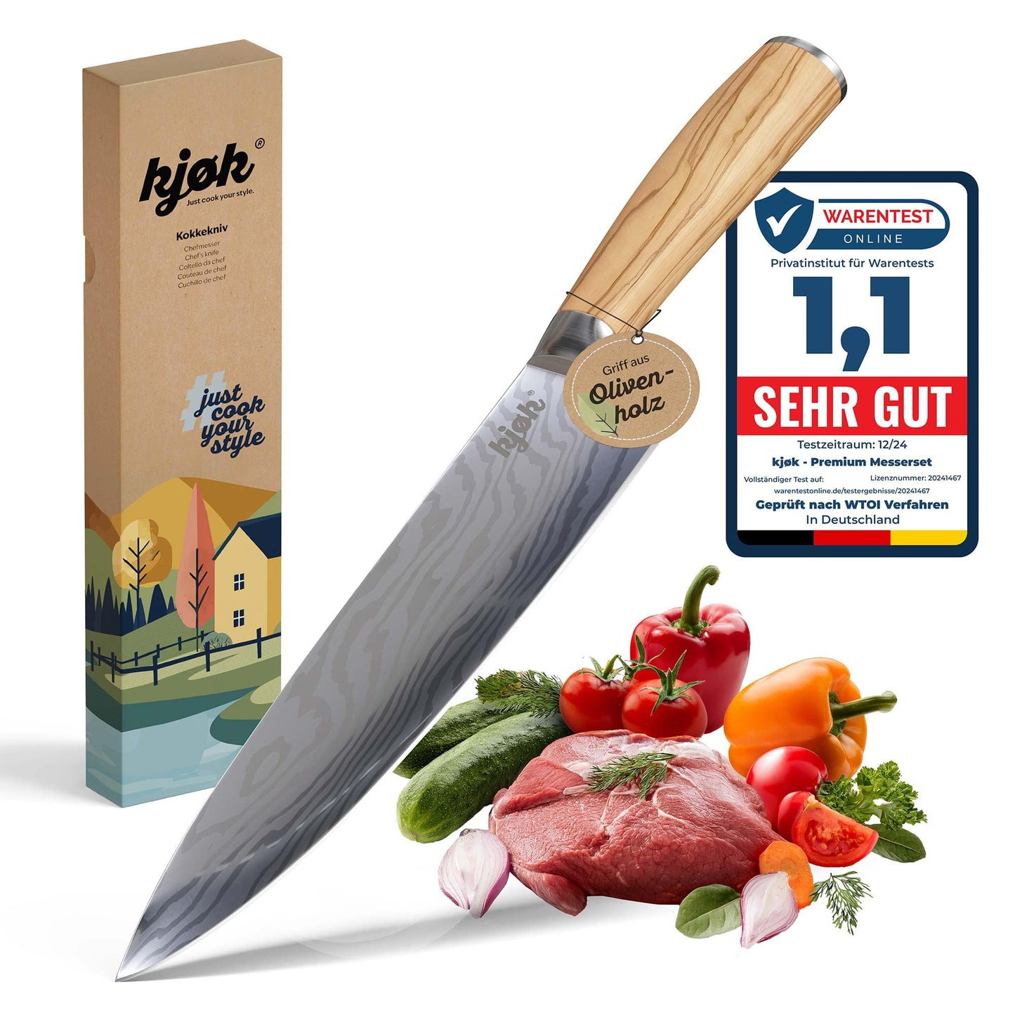 Chefmesser 20 cm, Kochmesser 20cm