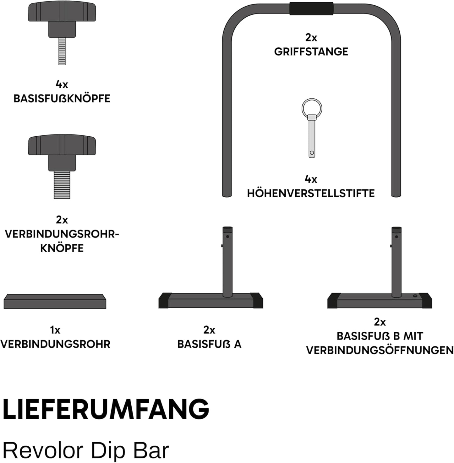 Verstellbare Dip-Station