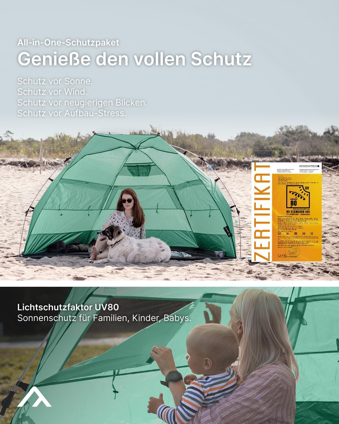 Strandmuschel, Mintgrün