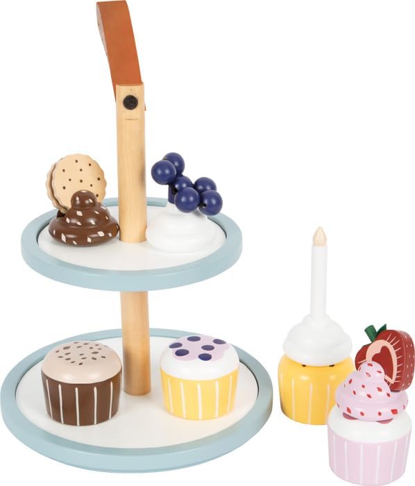 Cupcake-Etagere aus Holz für Kinderküche, Cupcake-Etagere