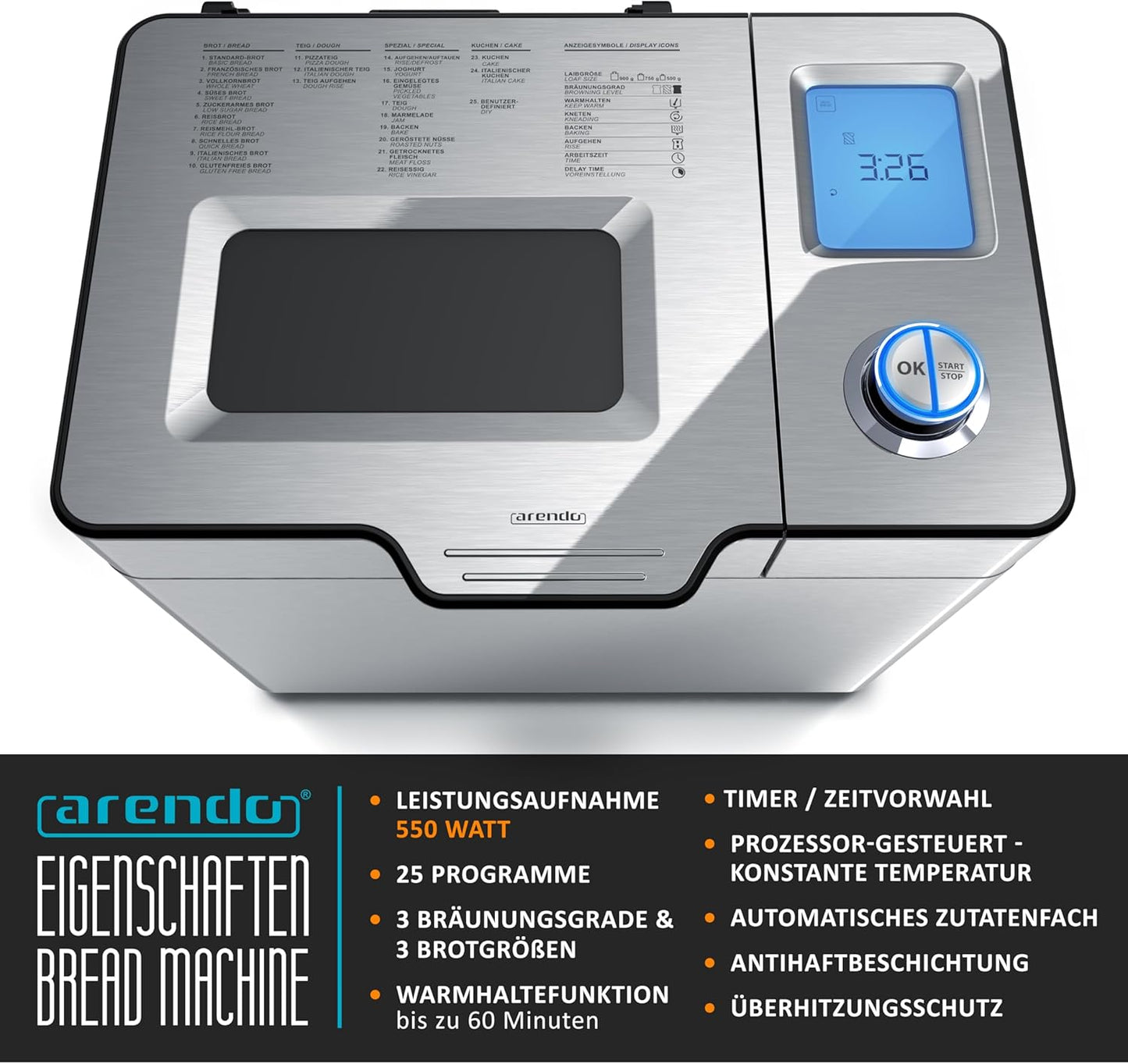 Brotbackautomat, B
