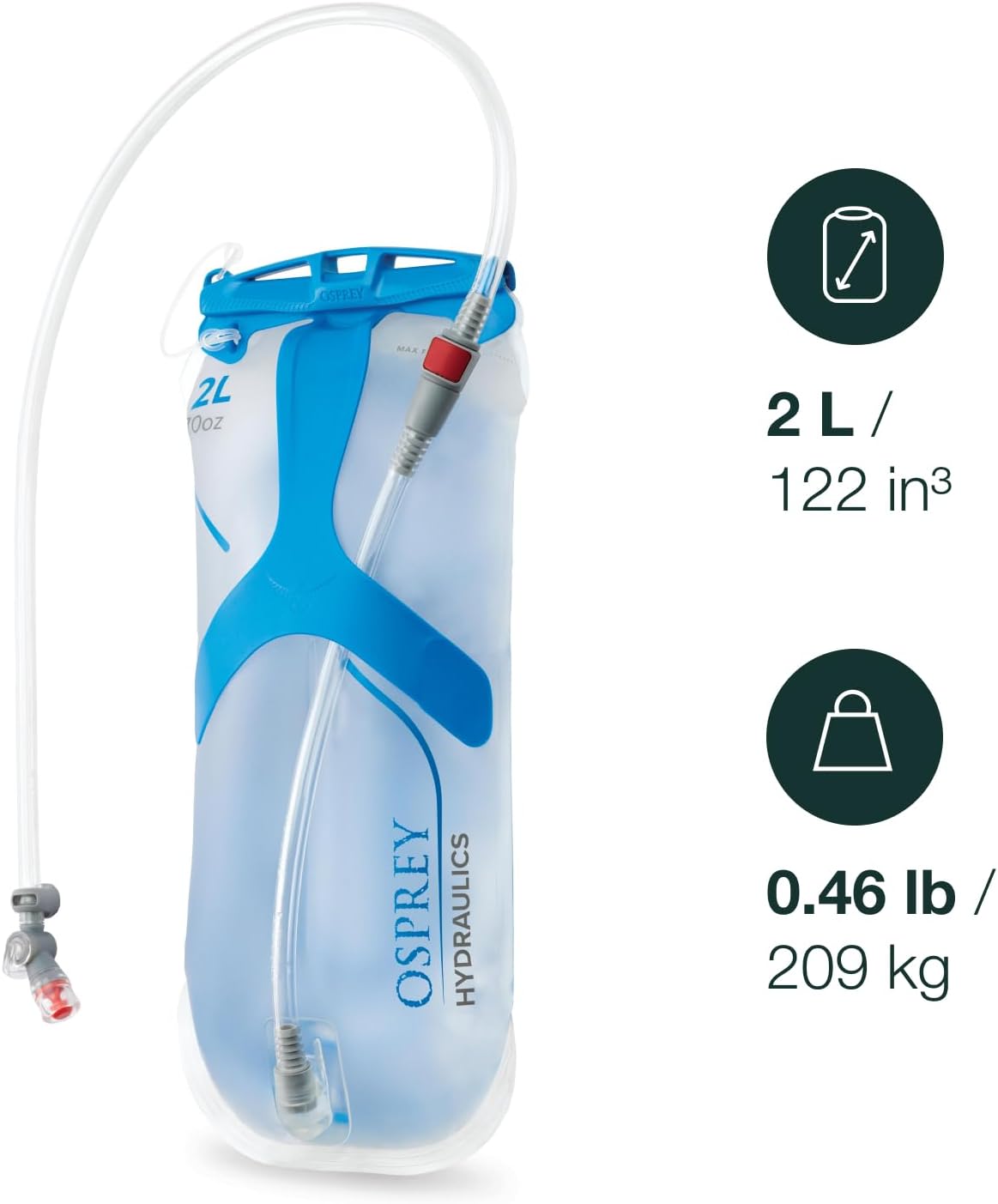 Hydraulics Trinkblase 2L, O/S - Fassungsvermögen 2L