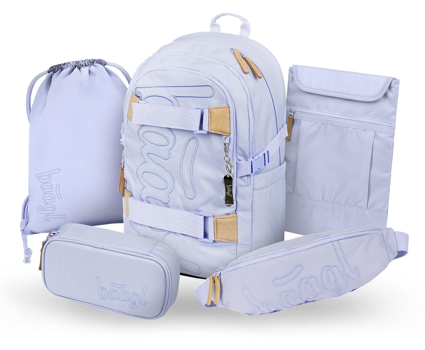 Schulrucksack-Set, Lilac