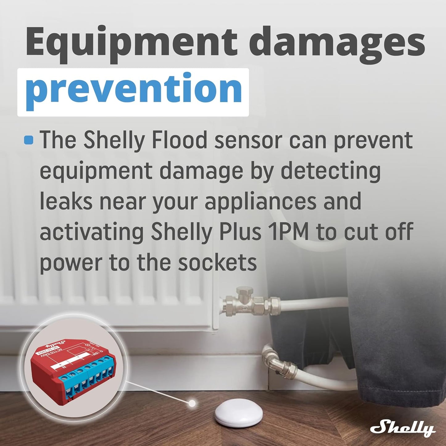 Flood WiFi-Flood & Temperatur Sensor, Single