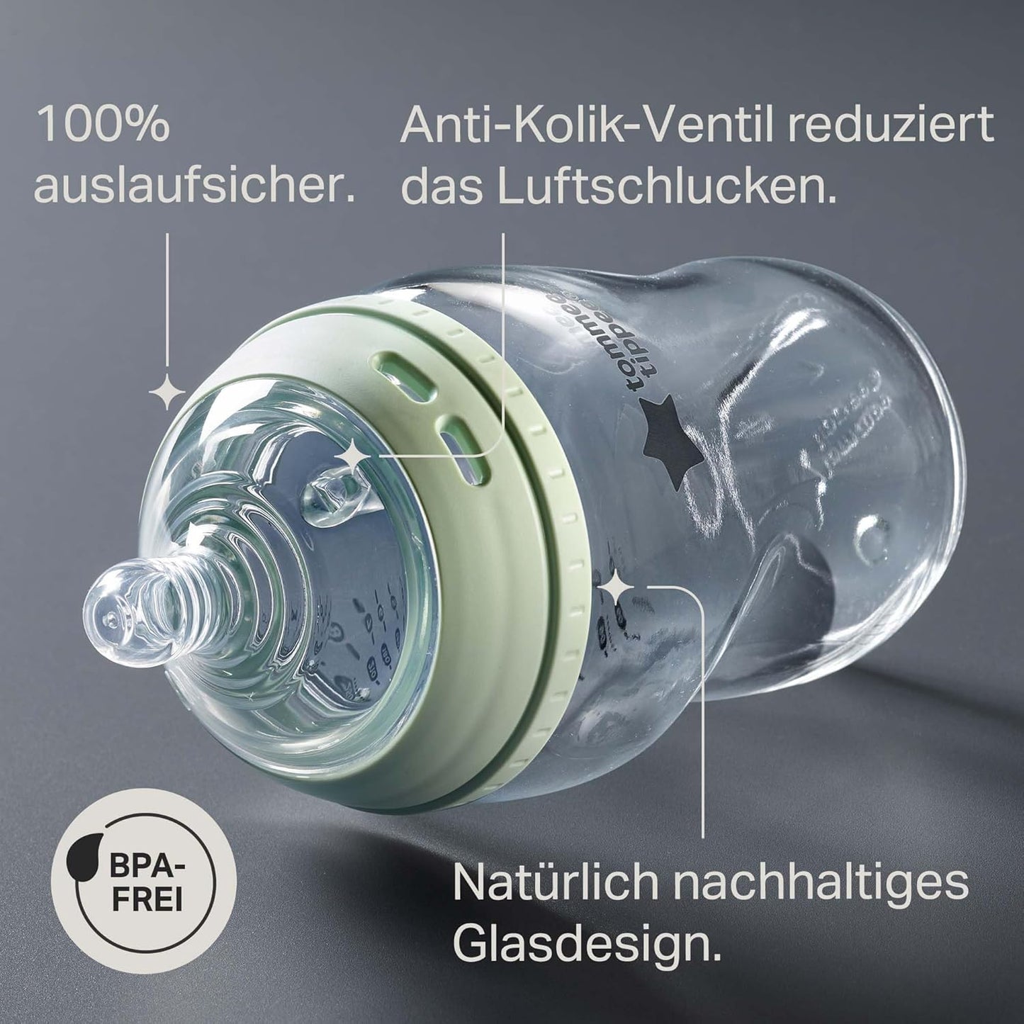 Natural Start Babyflaschen aus Glas