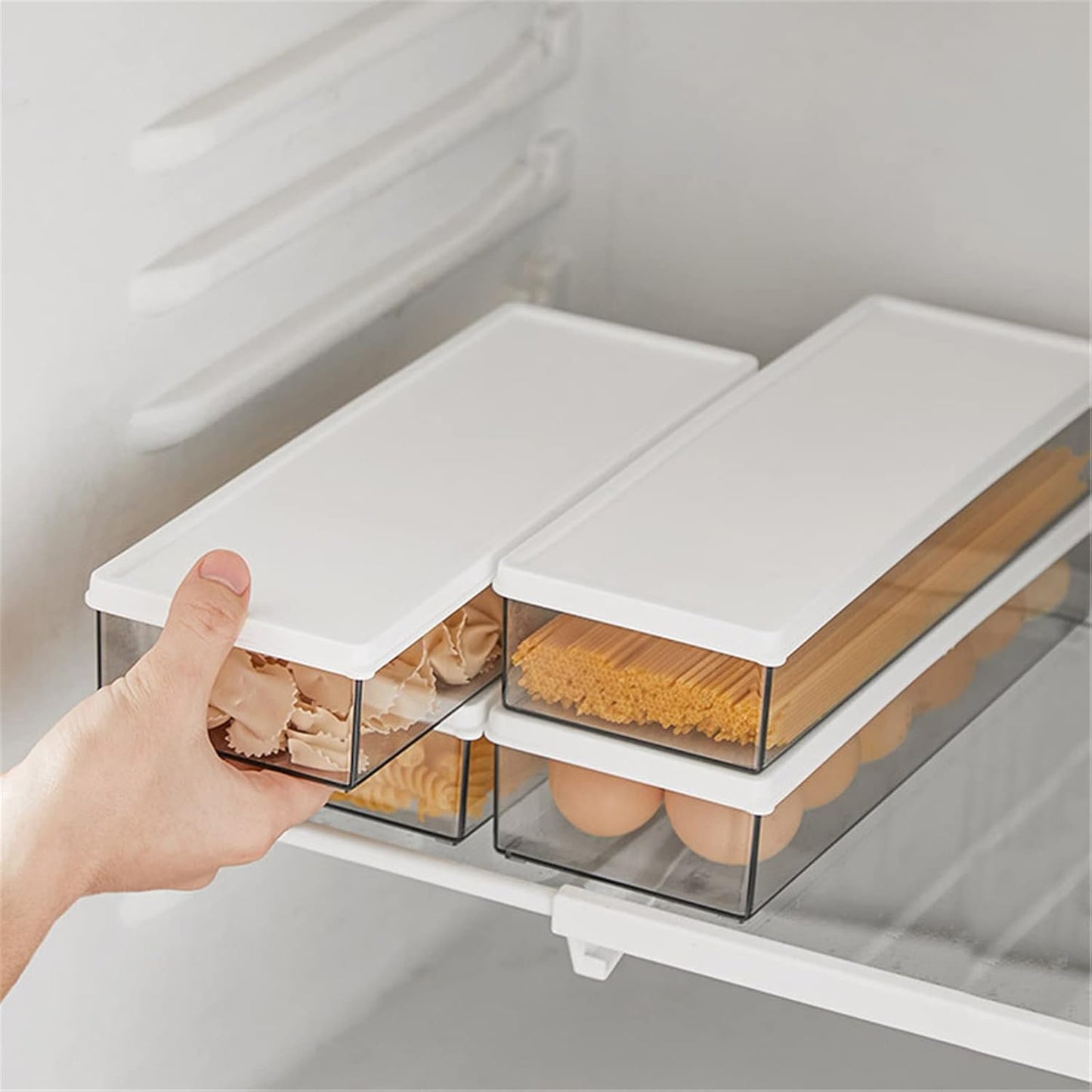 4-teiliges Pastabehälter-Set, stapelbar, 4 Pièces