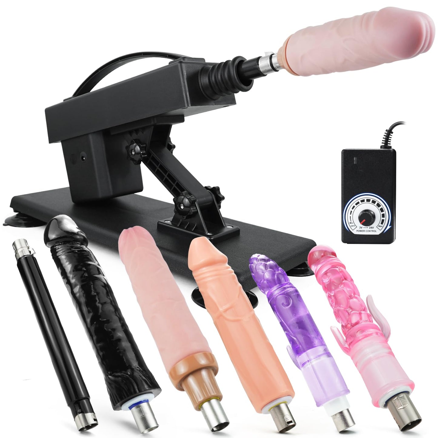 Sexmaschine mit Stossfunktion für Frauen, Deepblack