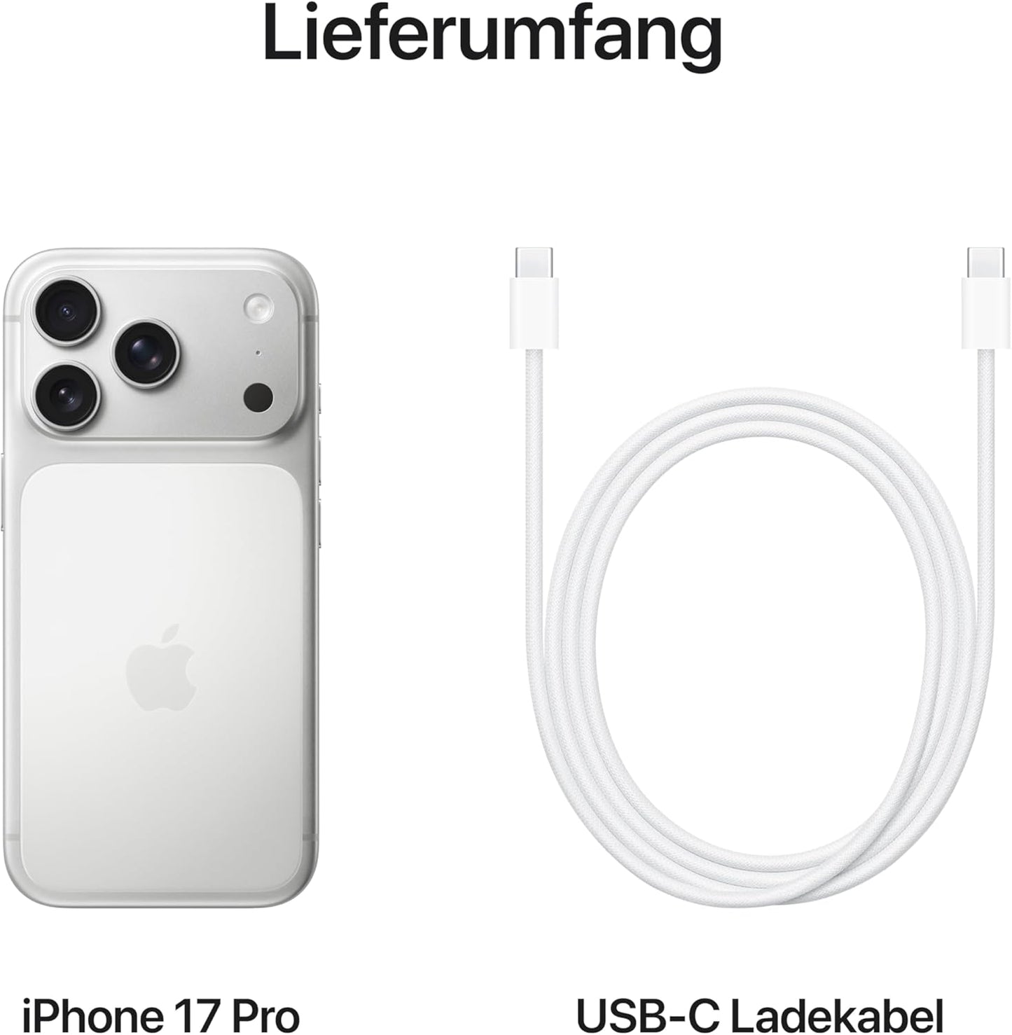 iPhone 17 Pro, Silber 256 GB