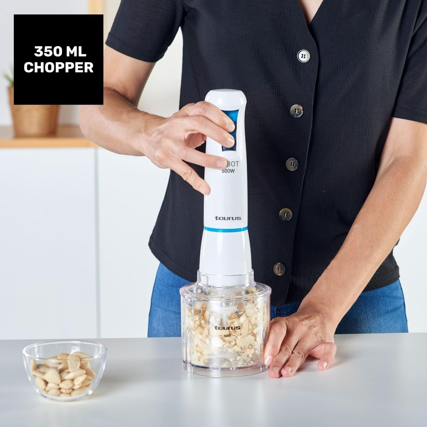 Robot Unic 500 Plus Inox, 500W | 3 Zubehörteile