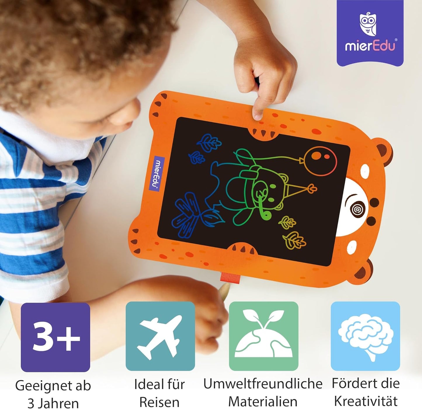 Schreibtafel für Kinder, Bär