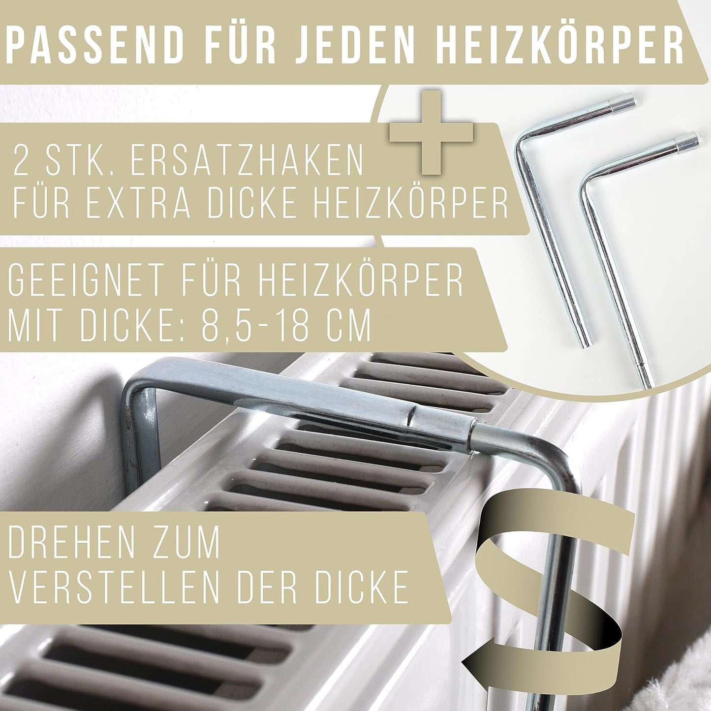 Katzenbett für Heizkörper, Anthrazit