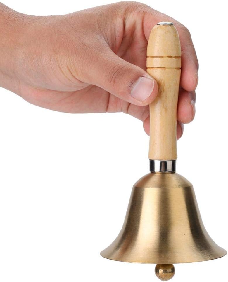 Klassische Handglocke mit Holzgriff für Kinder