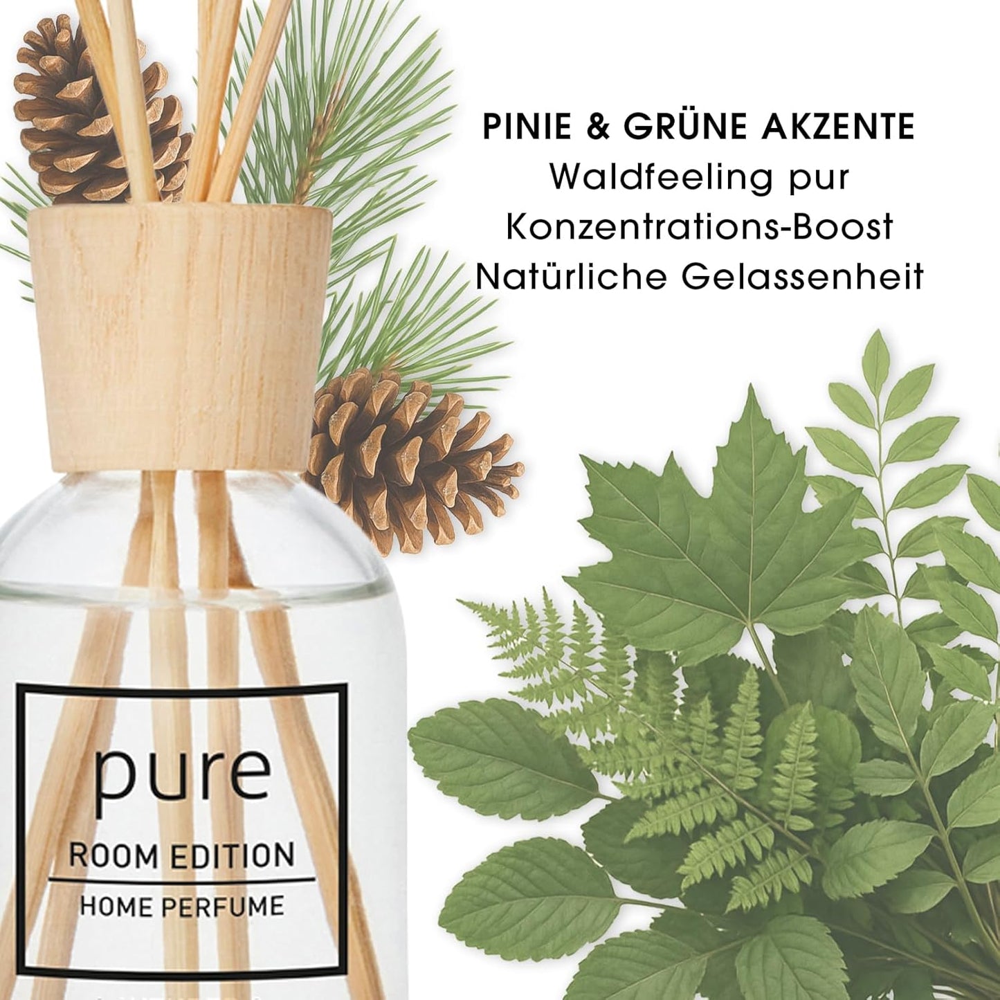 Raumduft Diffuser 6er-Pack Pinie & Grün Akzente, Pinie & Grüne Akzente 250 ml (6er Pack)