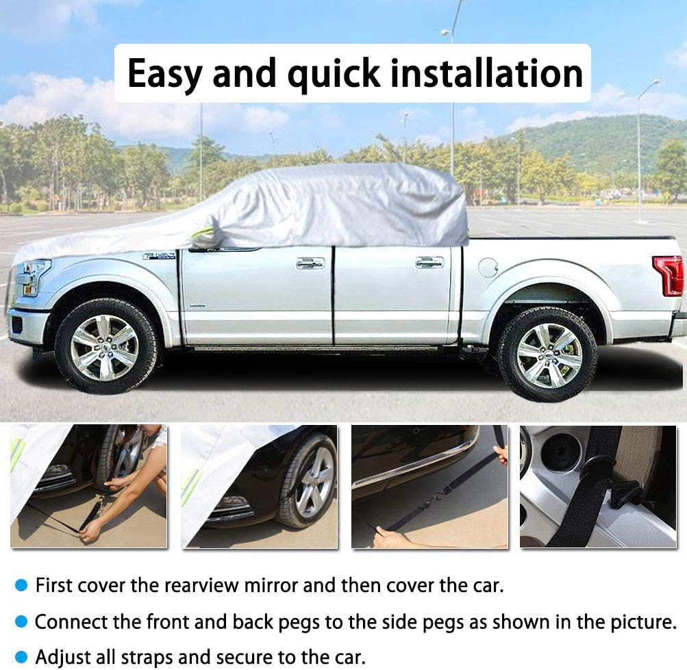 Pickup Halbgarage Autoabdeckung wasserdicht (Crew Cab), Pickup (Crew Cab)