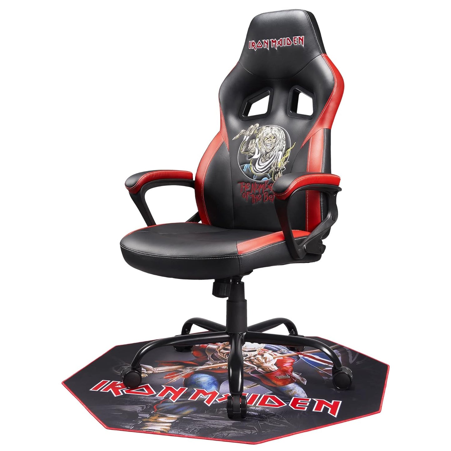 Rutschfeste Gamer-Bodenmatte für Stühle