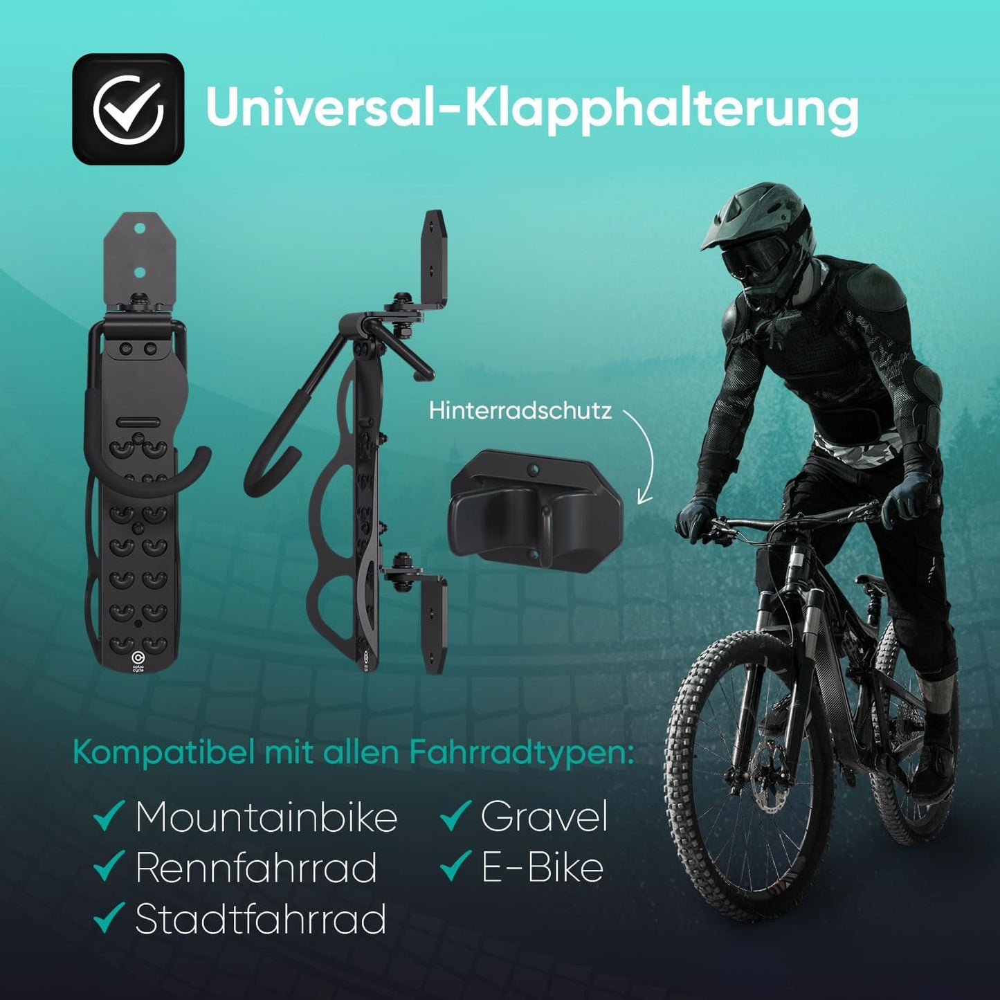 Vertikale Velo Wandhalterung, Vertikale Fahrradhalterung Wand