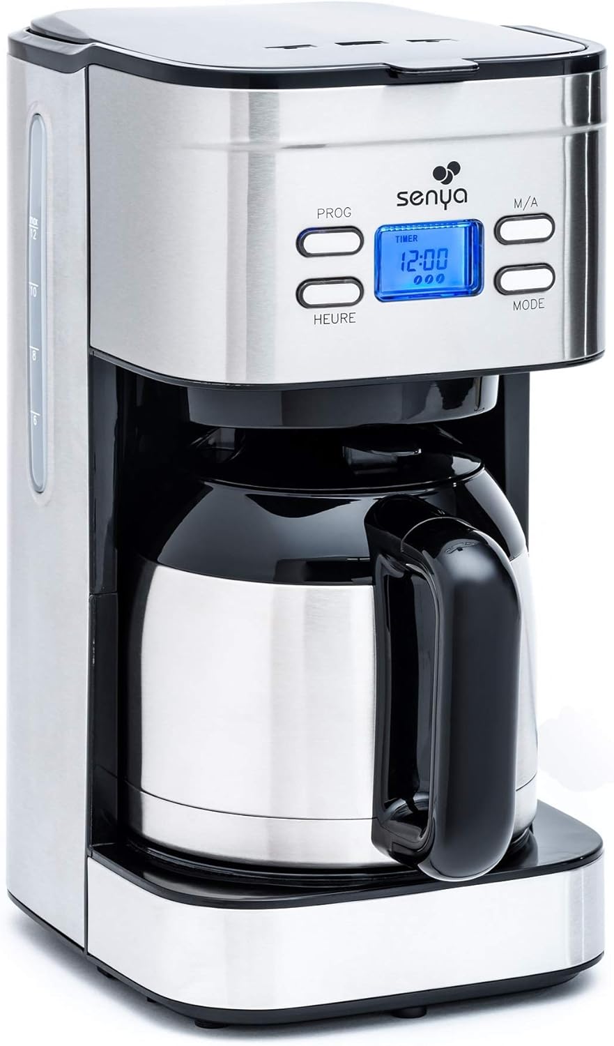 Hot Coffee Kaffeemaschine 1.2L Edelstahl