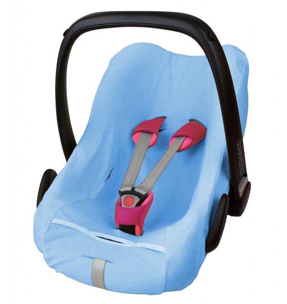 Sommerbezug für Babyschale, Hellblau