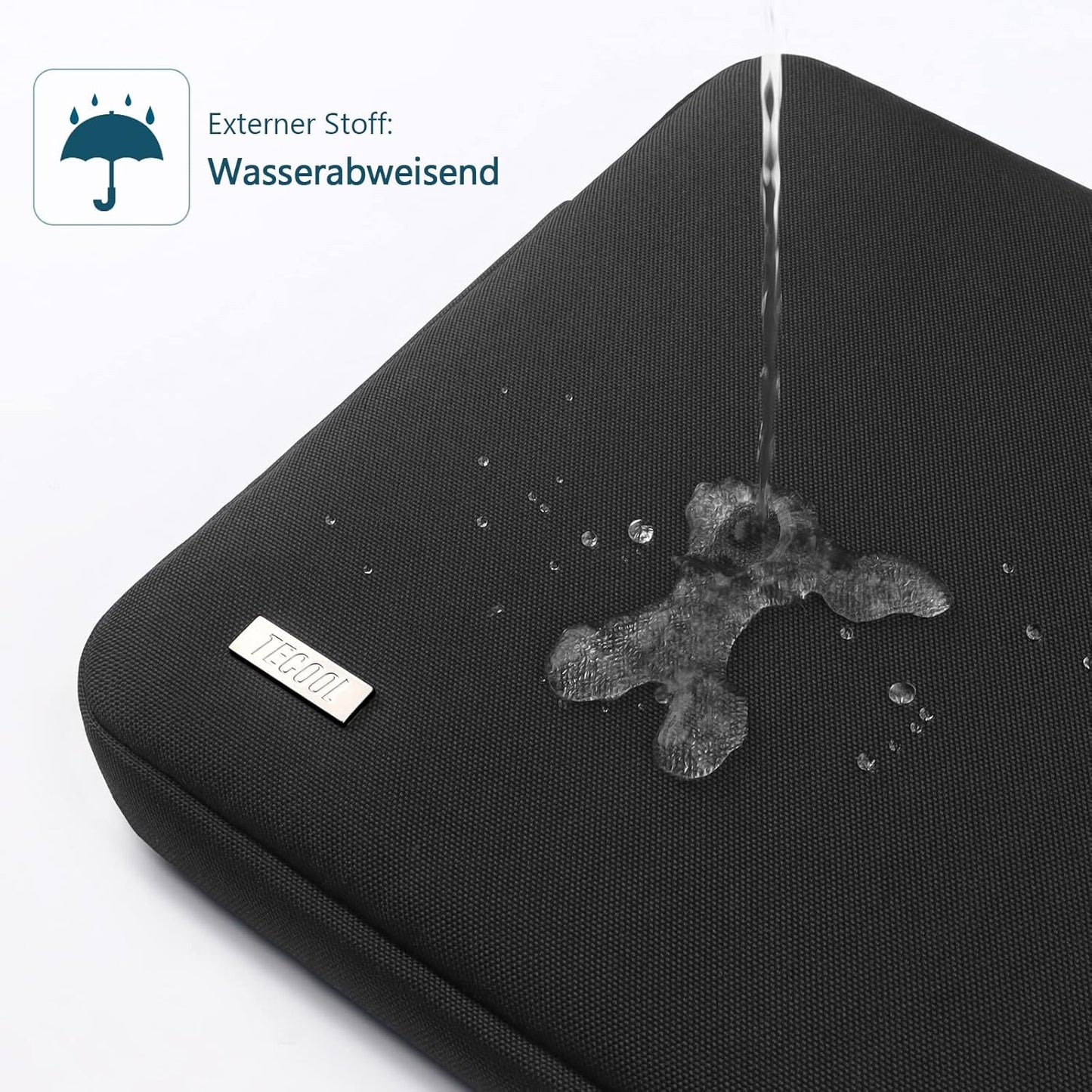Laptop-Schutzhülle, wasserdicht, 13,3-13,5 Zoll/Macbook Pro14 Schwarz
