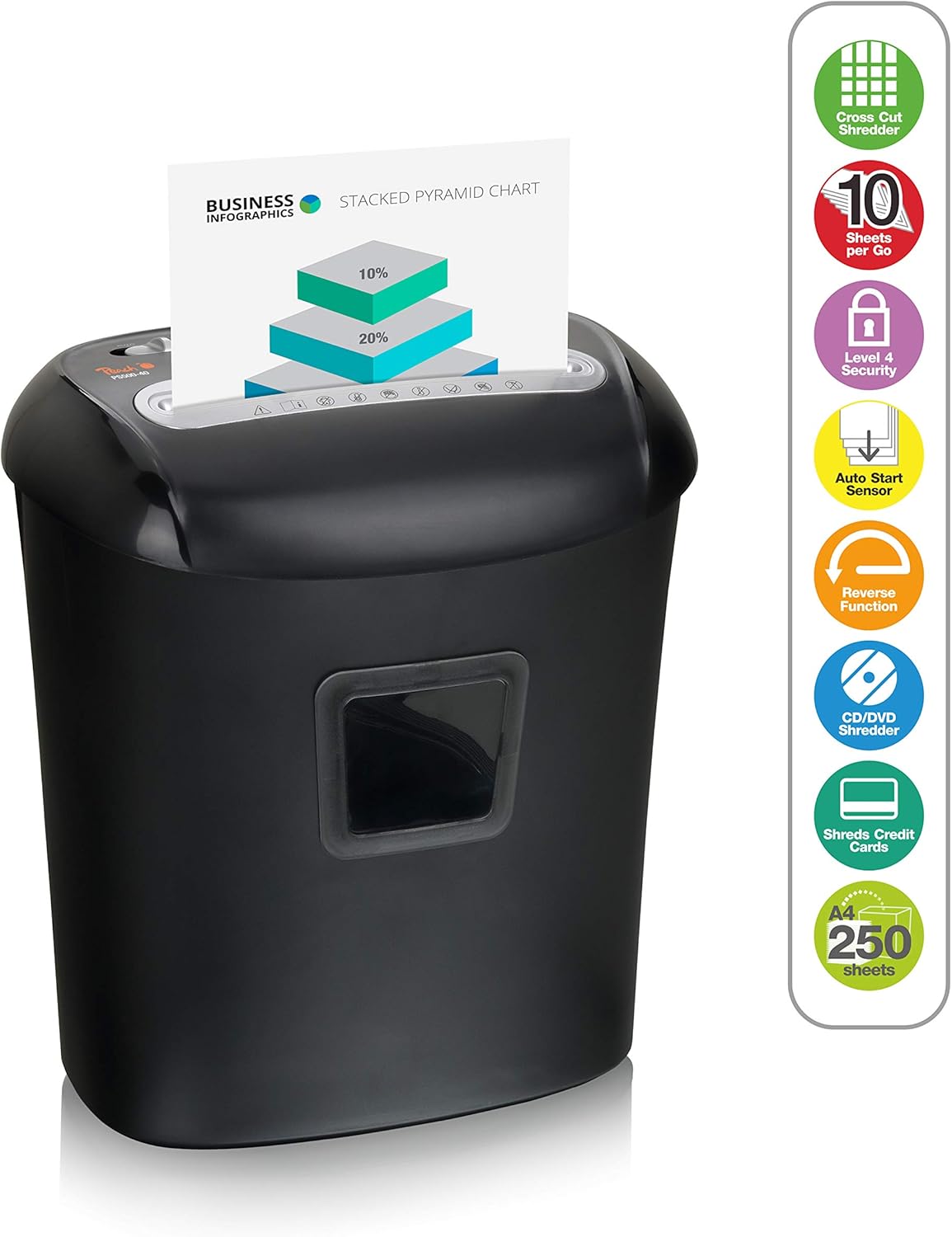 Aktenvernichter Ps500-40, ohne Ölpapier