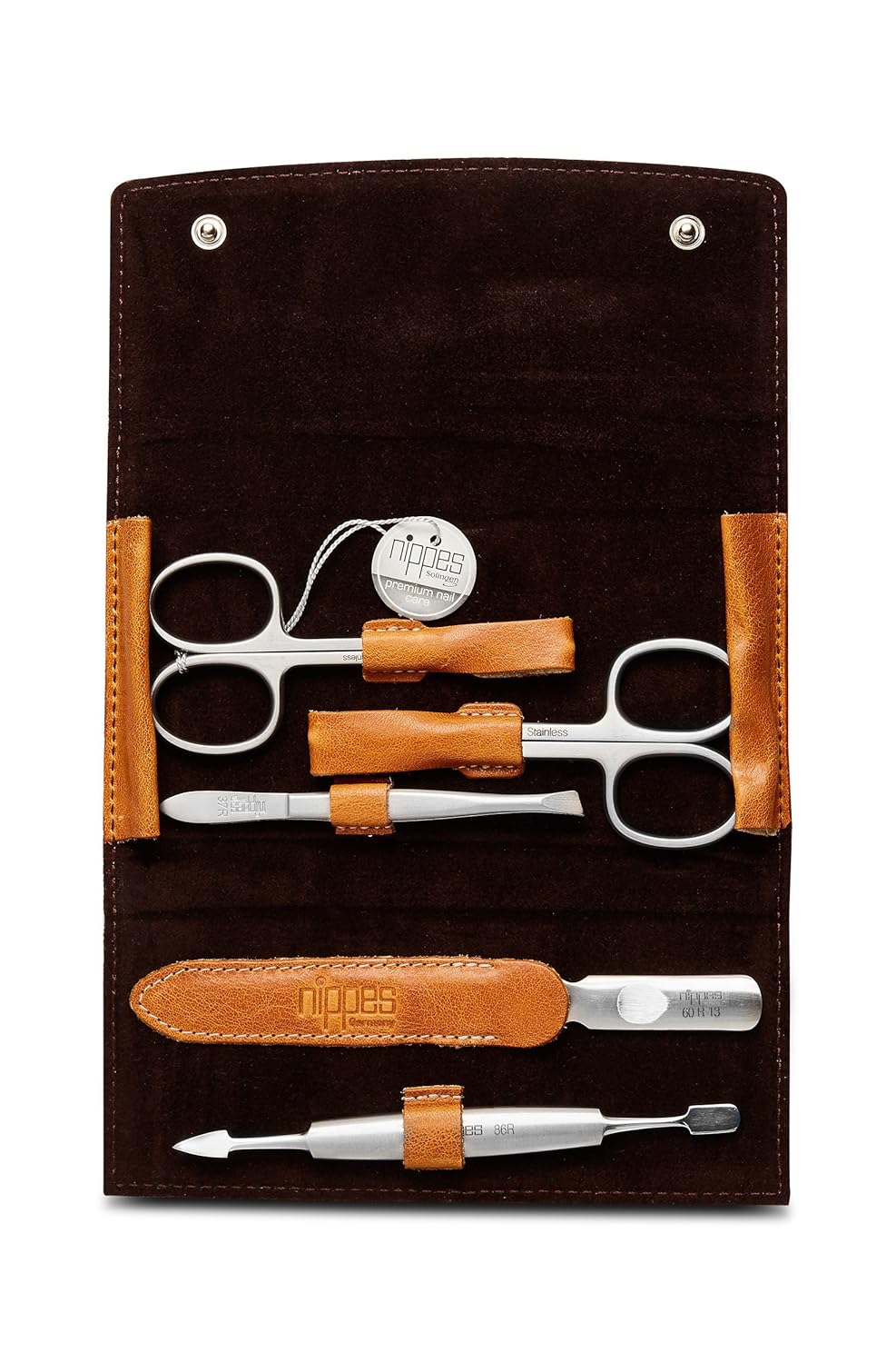 5-teilige Maniküre-Set Cognac, 5-teilig