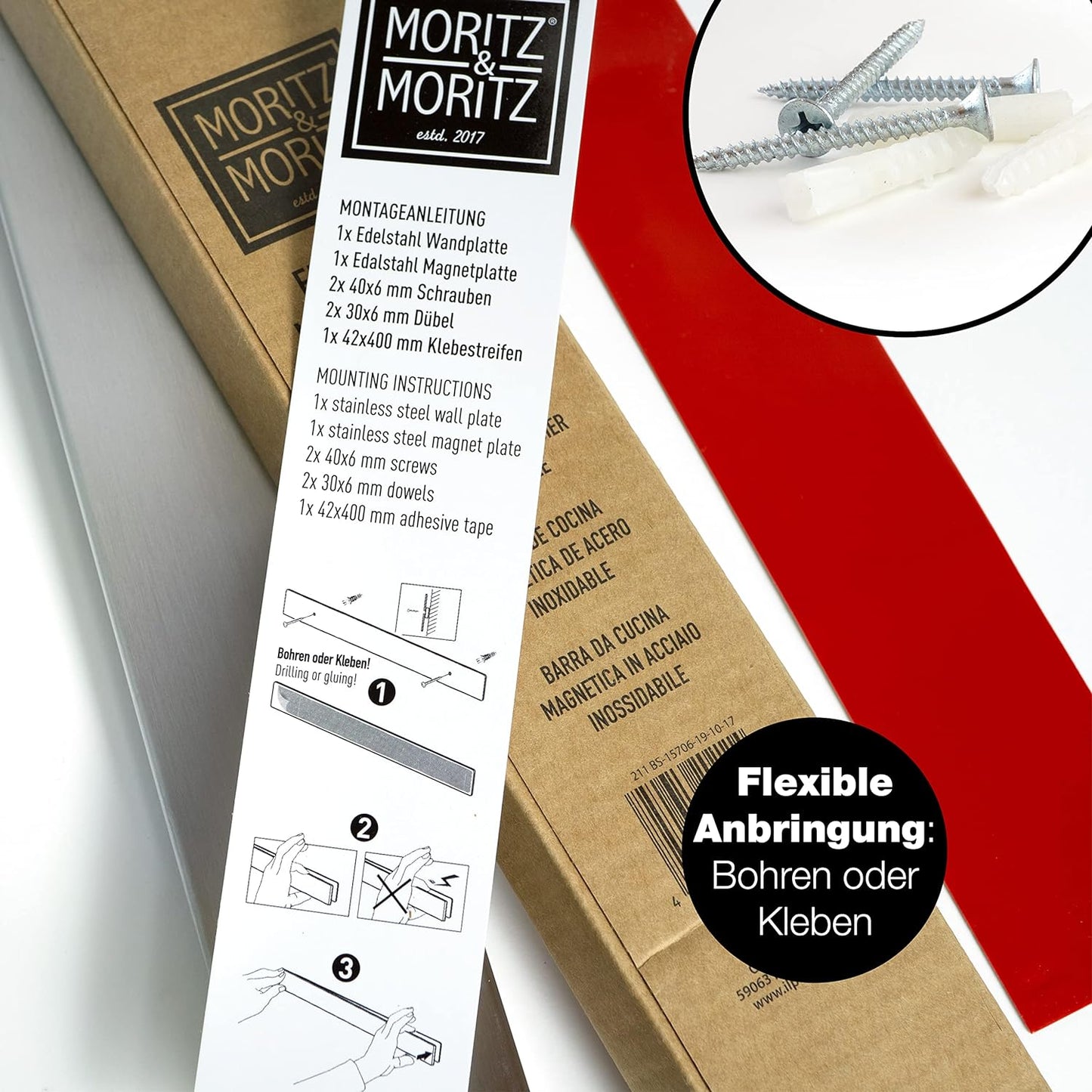 Messer Magnetleiste, 1 Stück