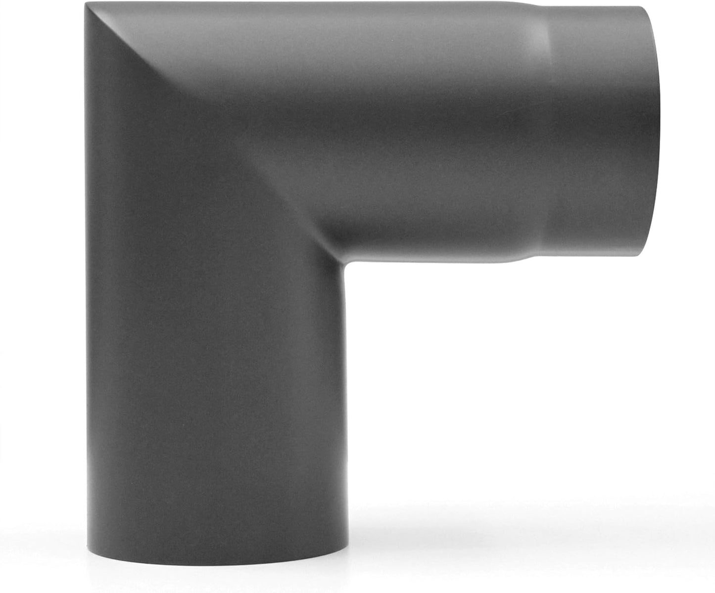 Rauchrohrbogen 90° zweiteilig ø120 mm, 120 Gussgrau