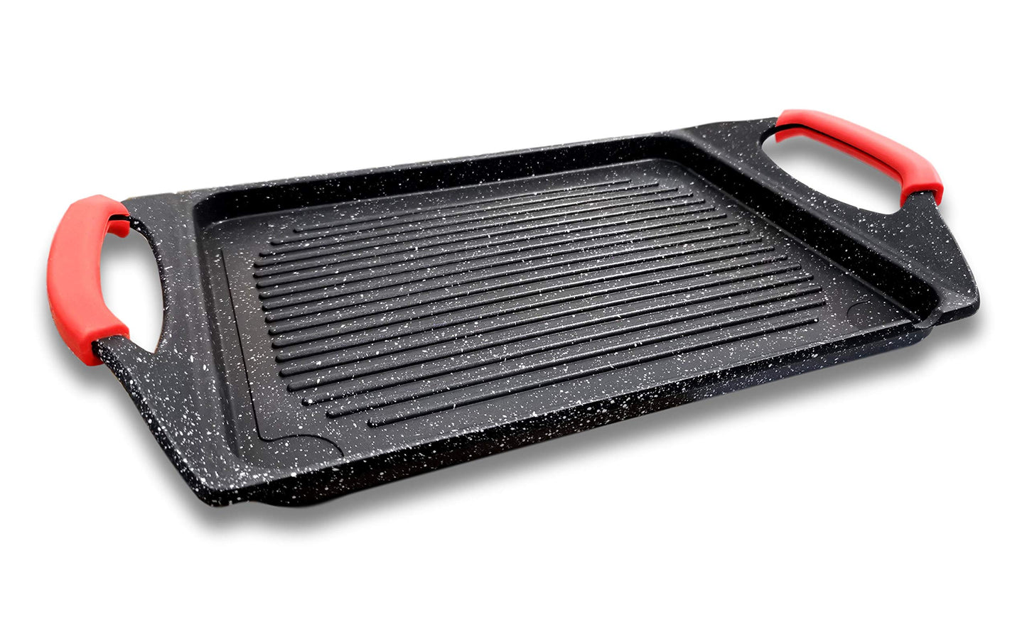 Grillplatte in Steinoptik, 35x22cm