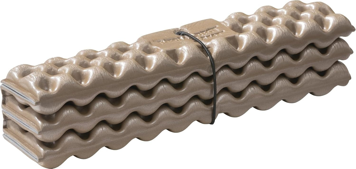 Isolierte Sitzunterlage für Outdoor-Aktivitäten, Kojote/Silber