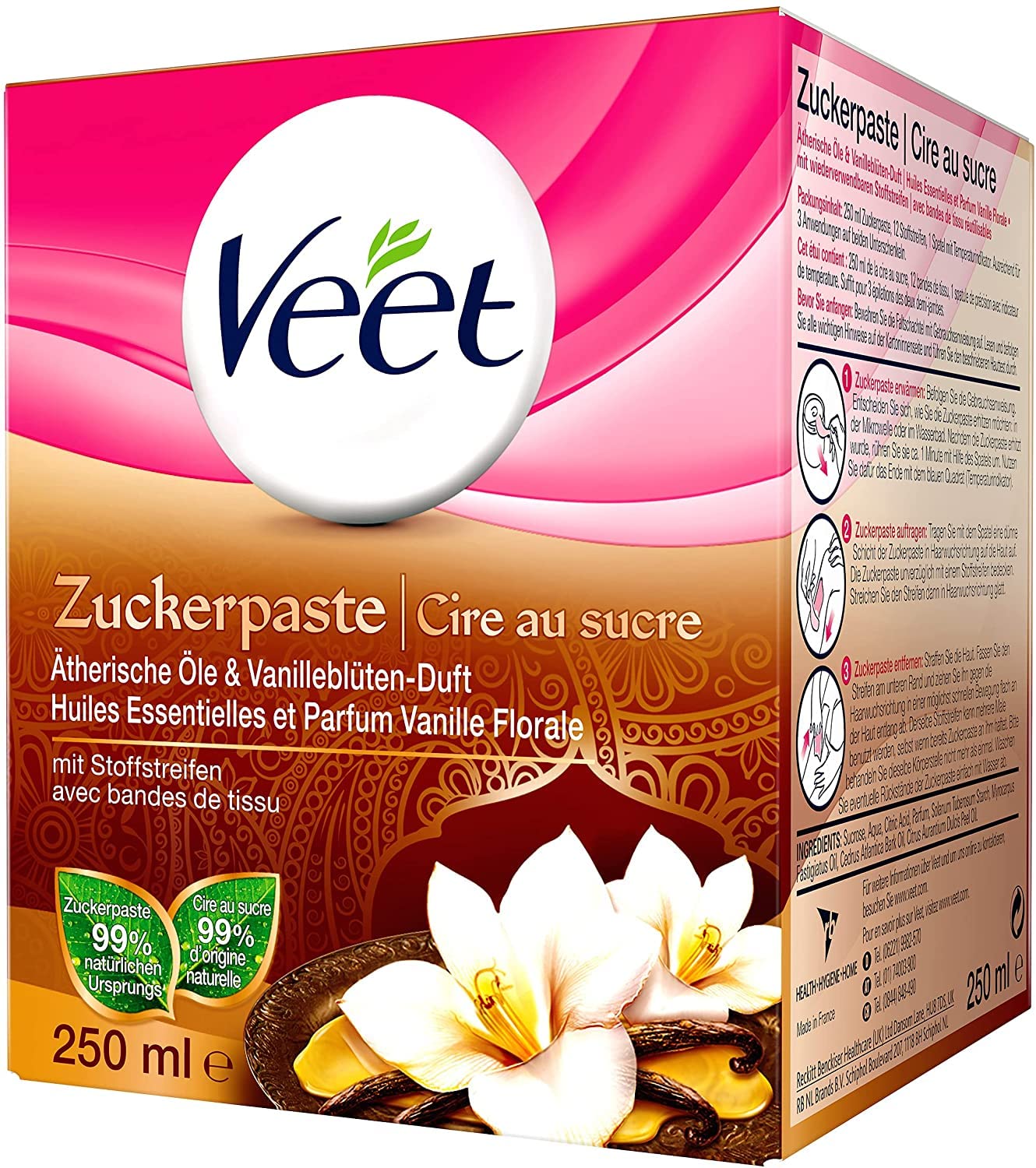 2er Pack Sugaring Zuckerpaste zur Haarentfernung