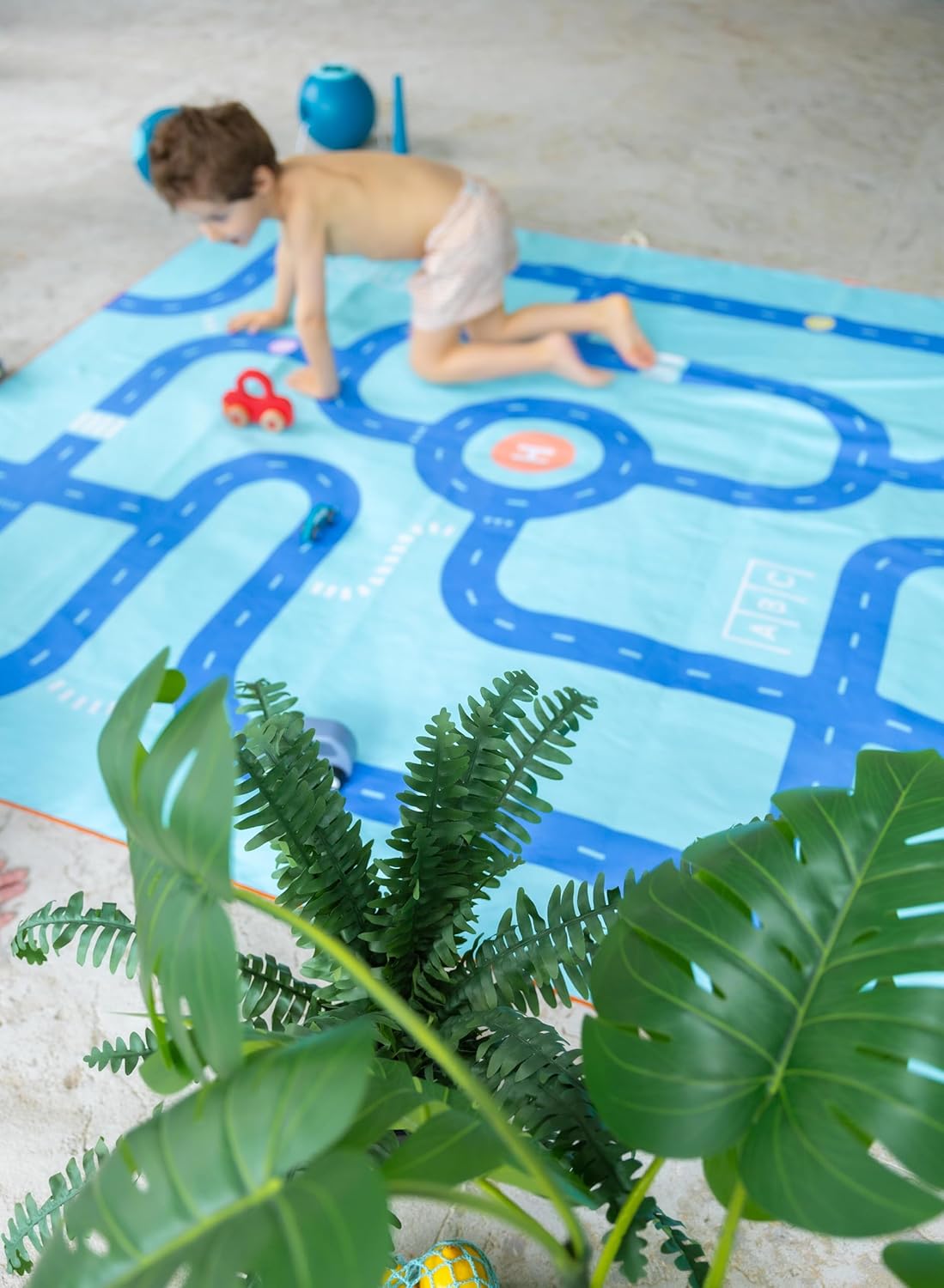 Spiel Strandtuch Strasse XL, Strasse XL - 180 x 180cm