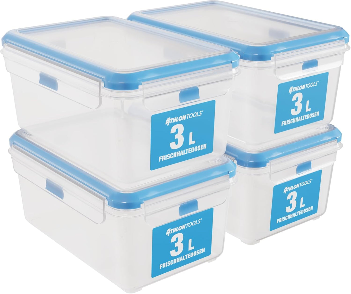 Frischhaltedosen-Set (4 Stück), 3 L | 4er Set