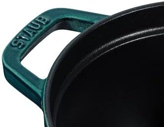 Cocotte Bräter mit Deckel, 33 cm, 6.7 L Petrol-Blau
