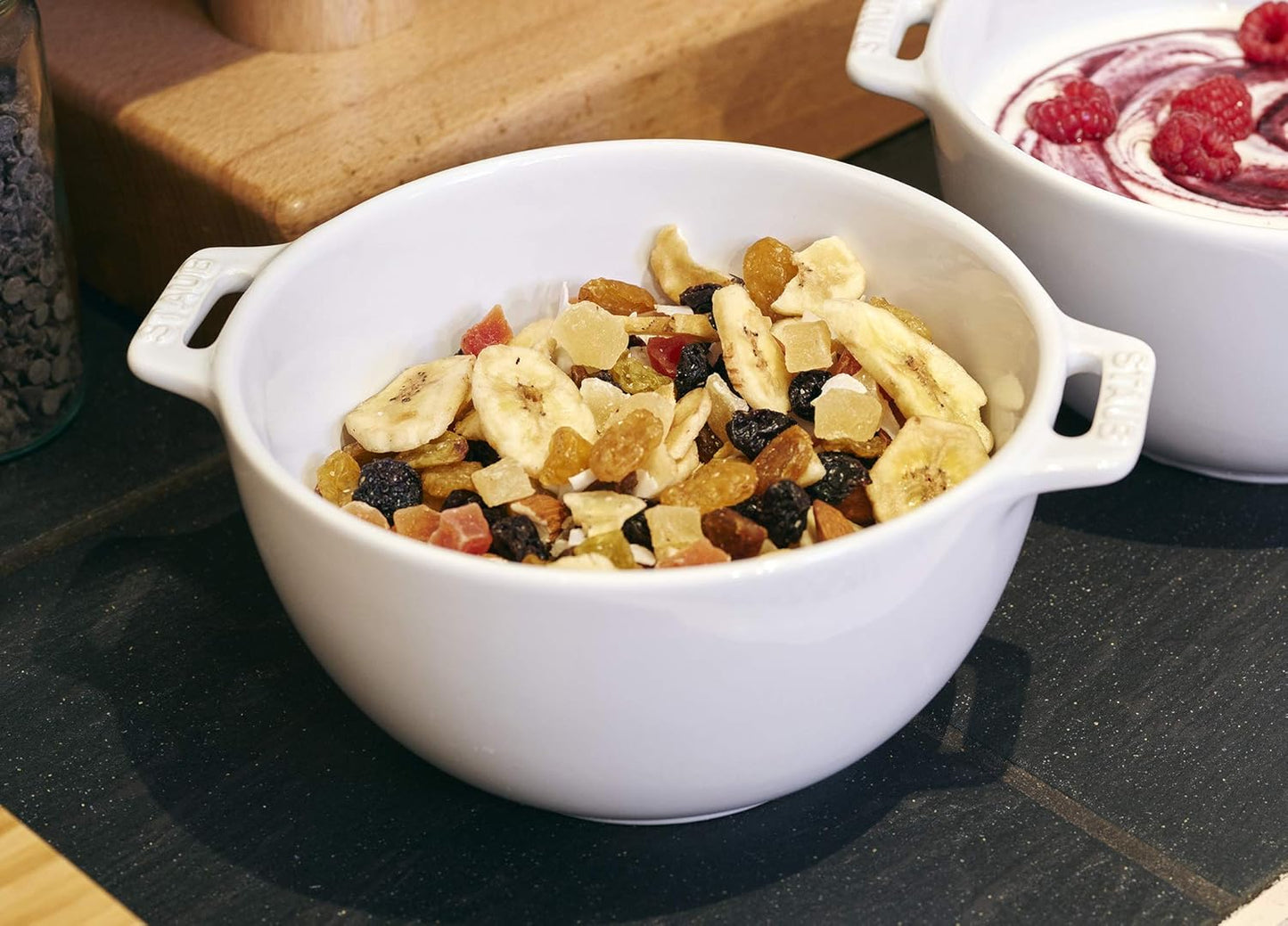 Salatschüssel, Weiß
