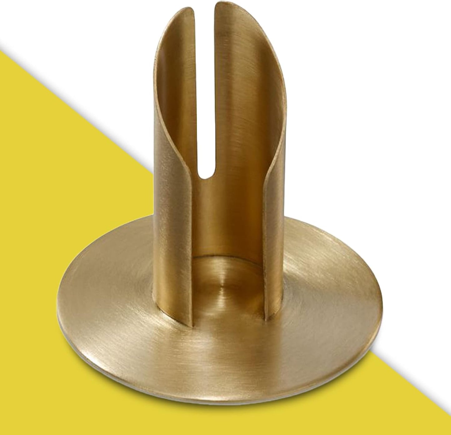 Kerzenständer für Hochzeits- und Taufkerzen, Ø 4cm Gold