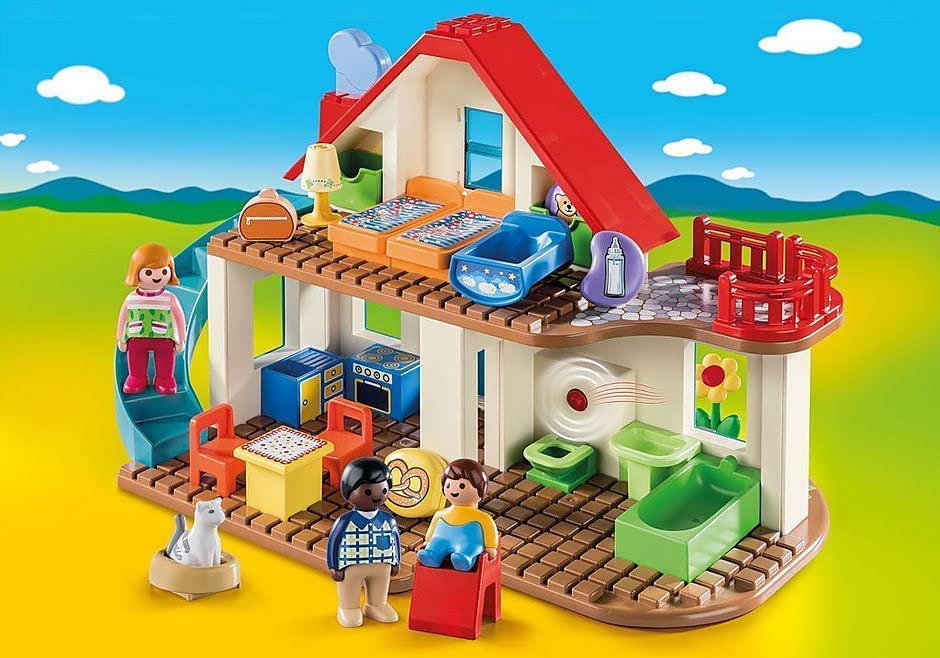 70129 1.2.3 Einfamilienhaus, Konstruktionsspielzeug