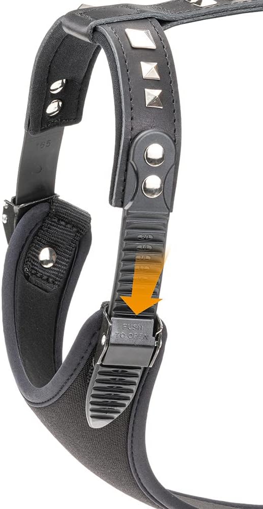 Hundegeschirr Giotto Luxor, schwarz L/XL