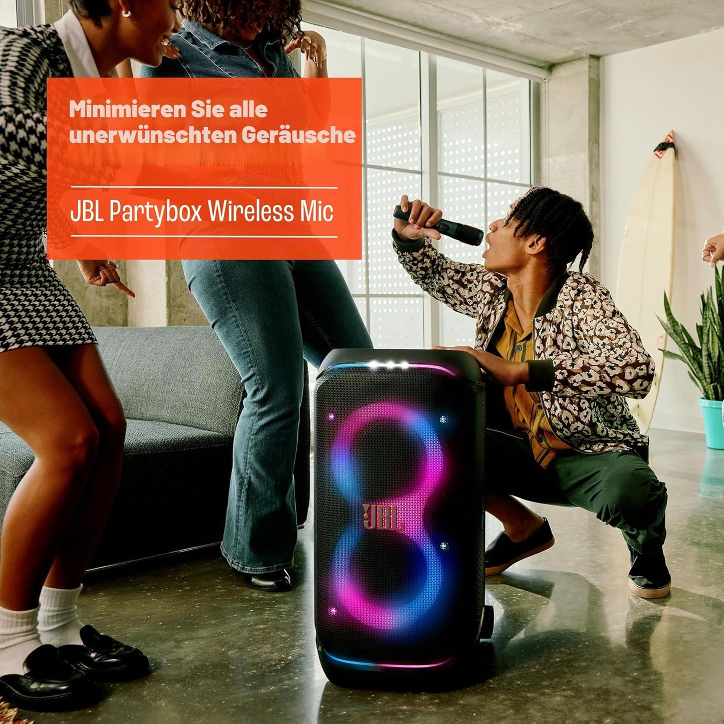 Kabelloses Digital-Mikrofon-Set für PartyBox, JBL PartyBox Wireless Mics JBL PartyBox Wireless Mics